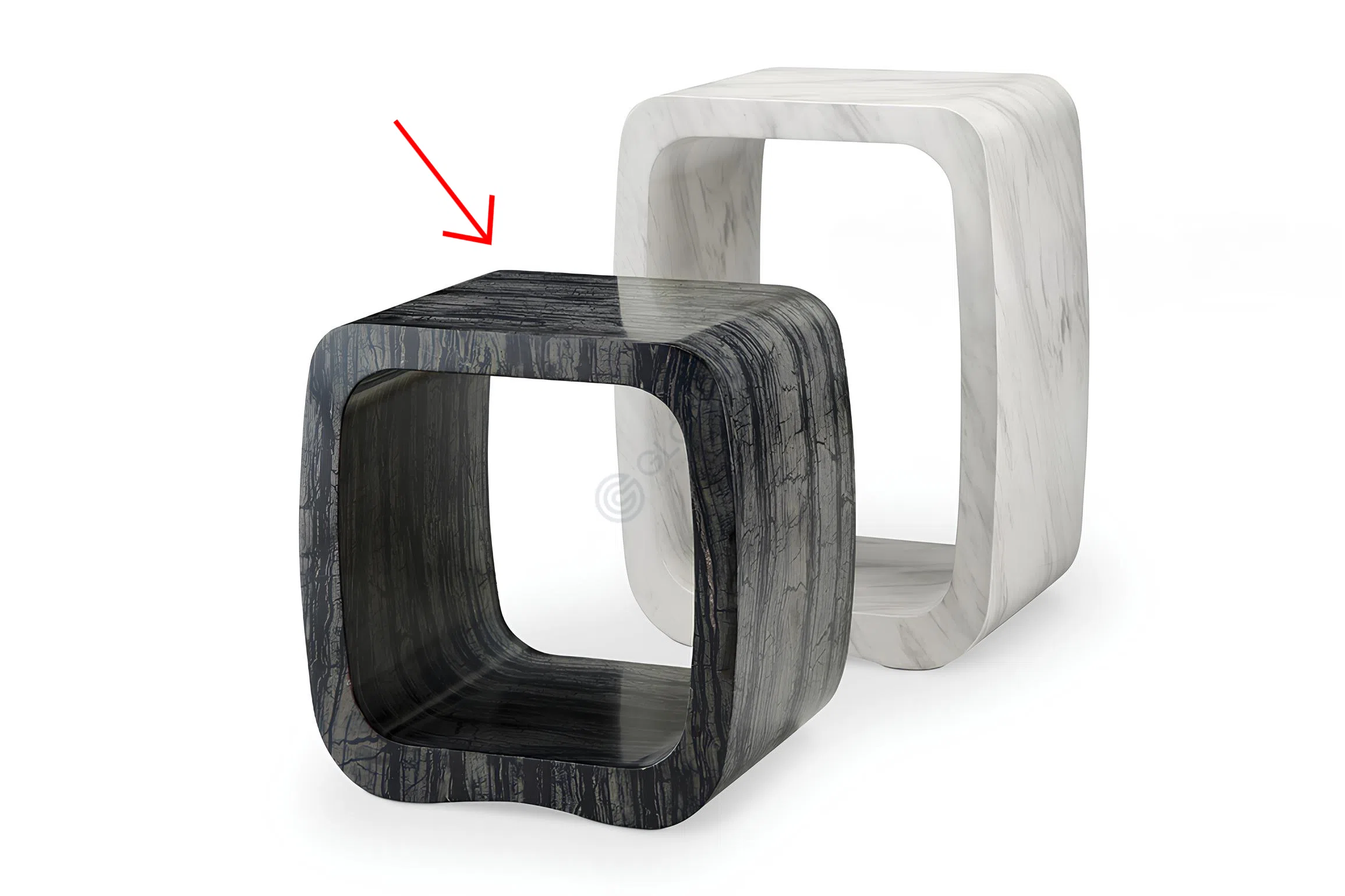 Side table HOLLY HUNT Bell Pepper