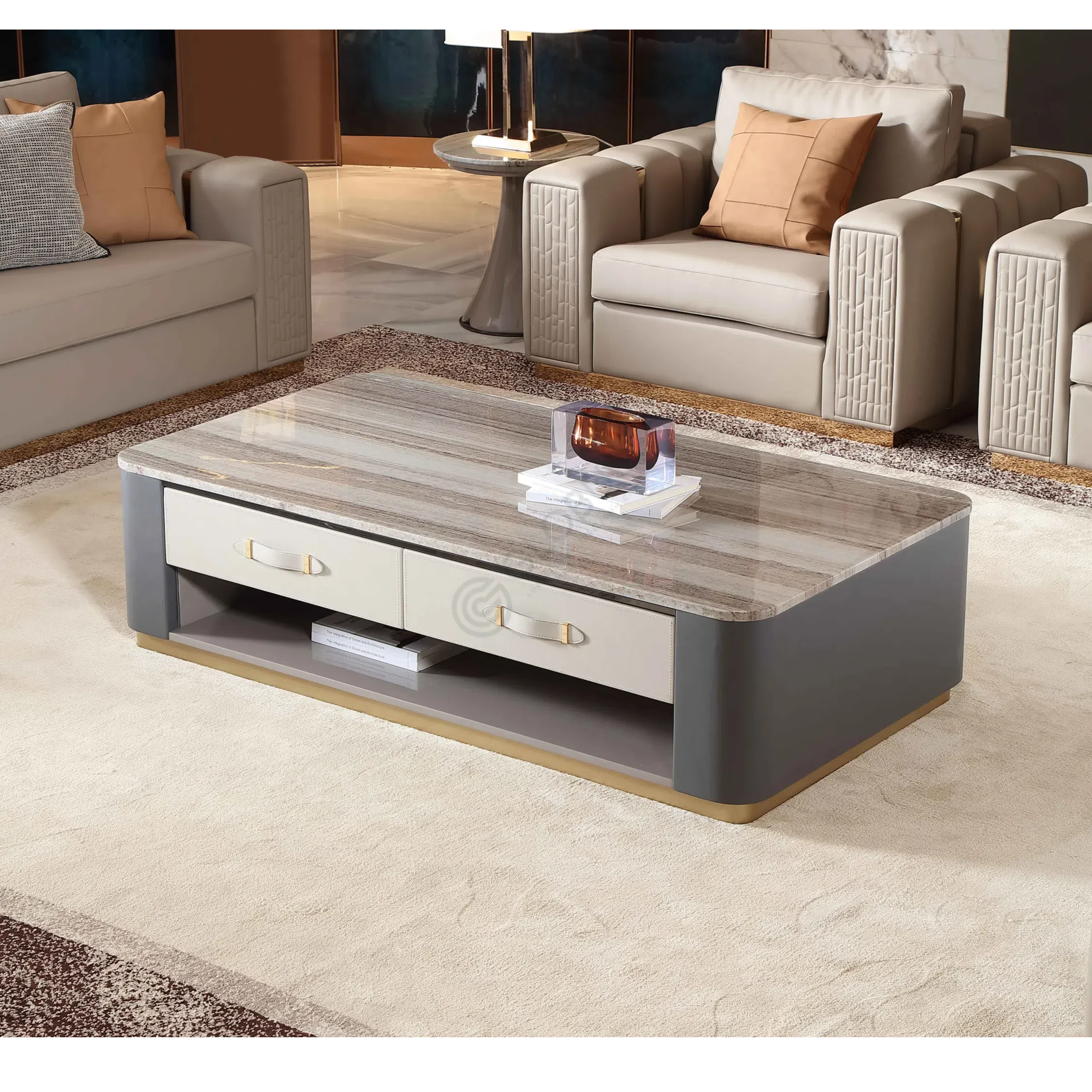Coffee table Aubergine