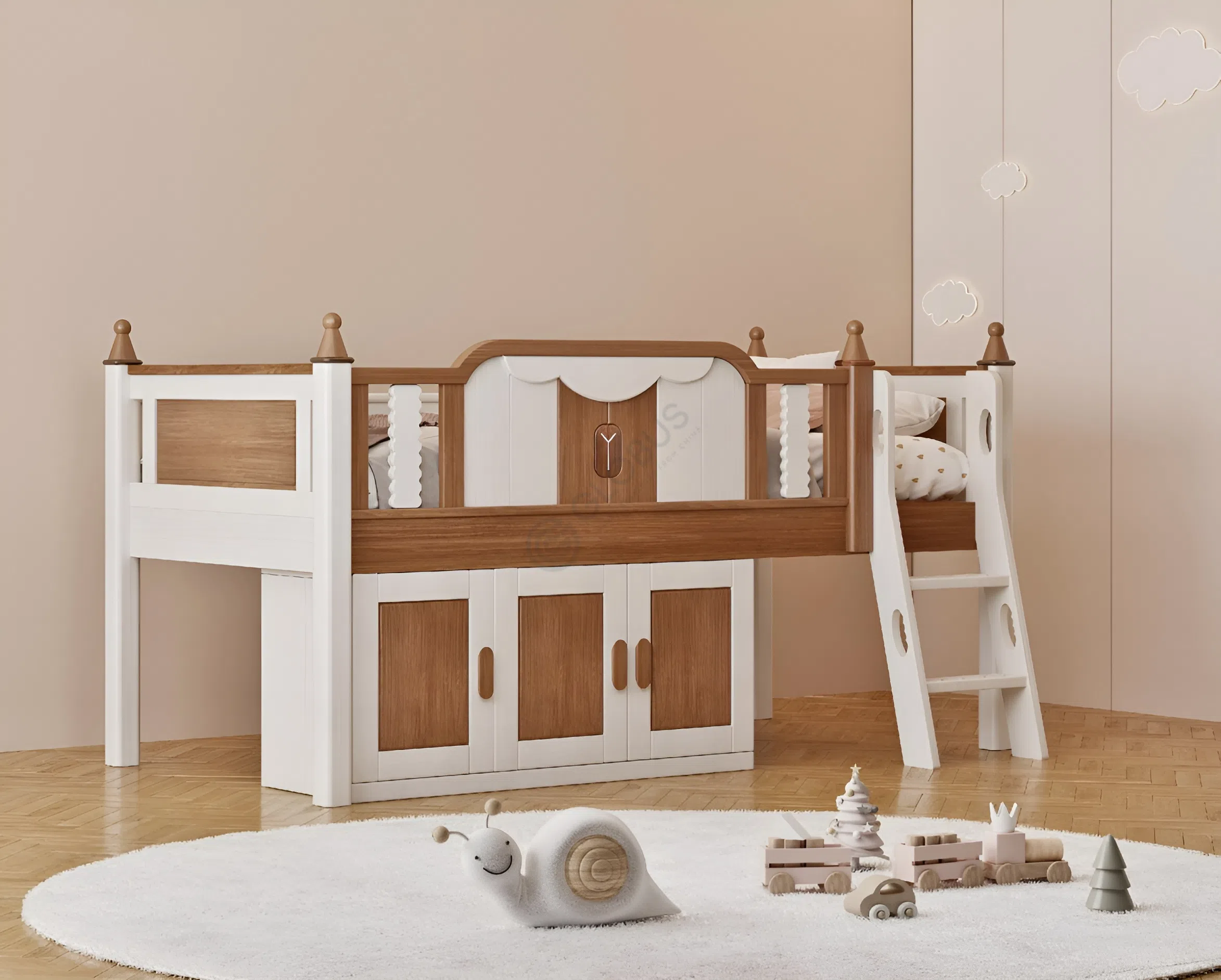Kids bed Ringhiare