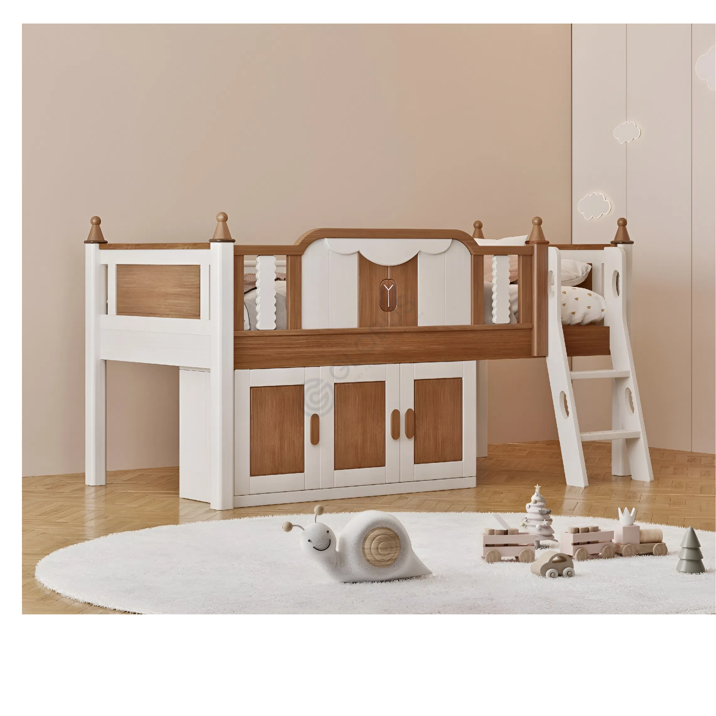 Kids bed Ringhiare