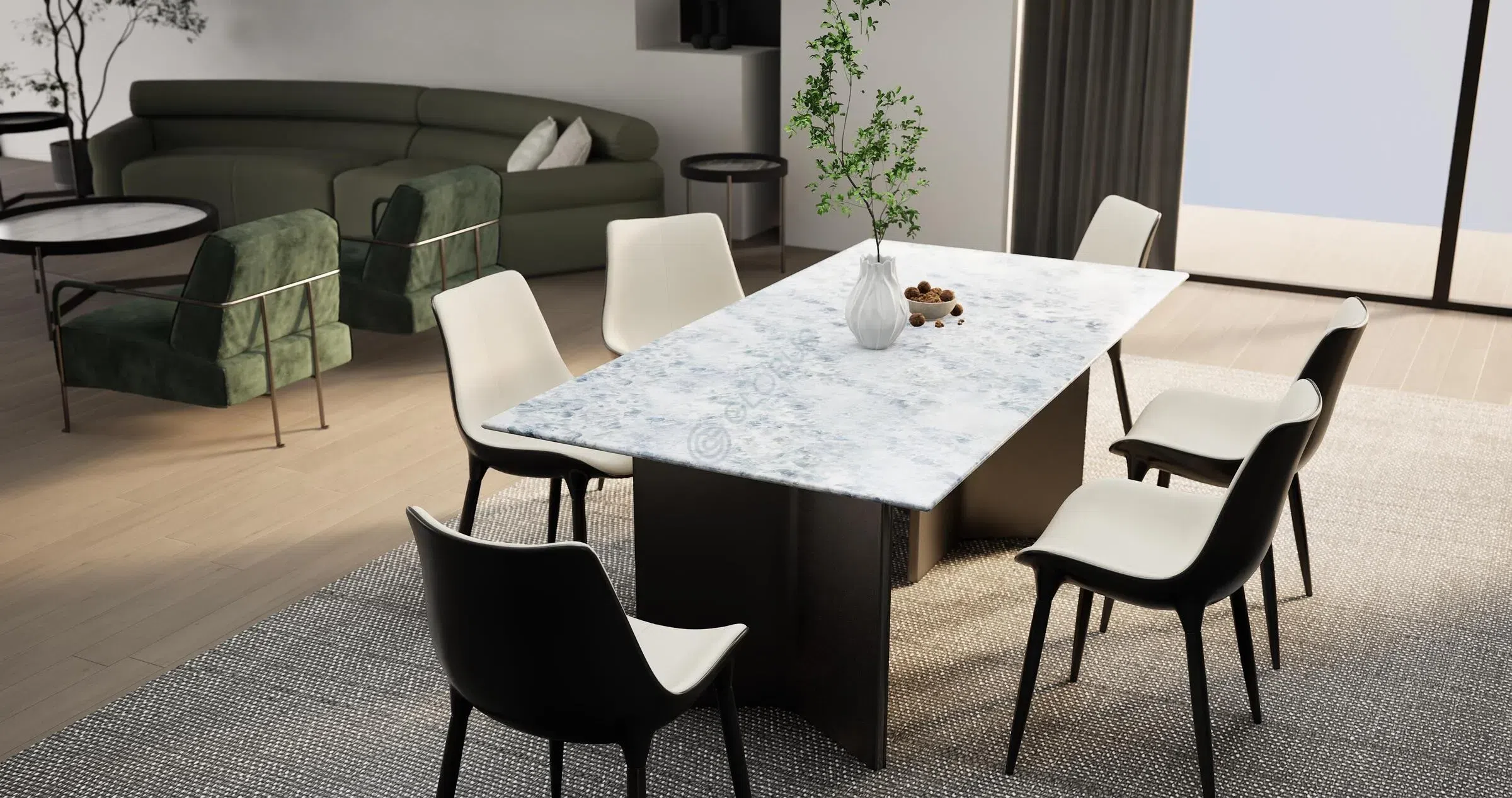 Dining table MINOTTI Marvin