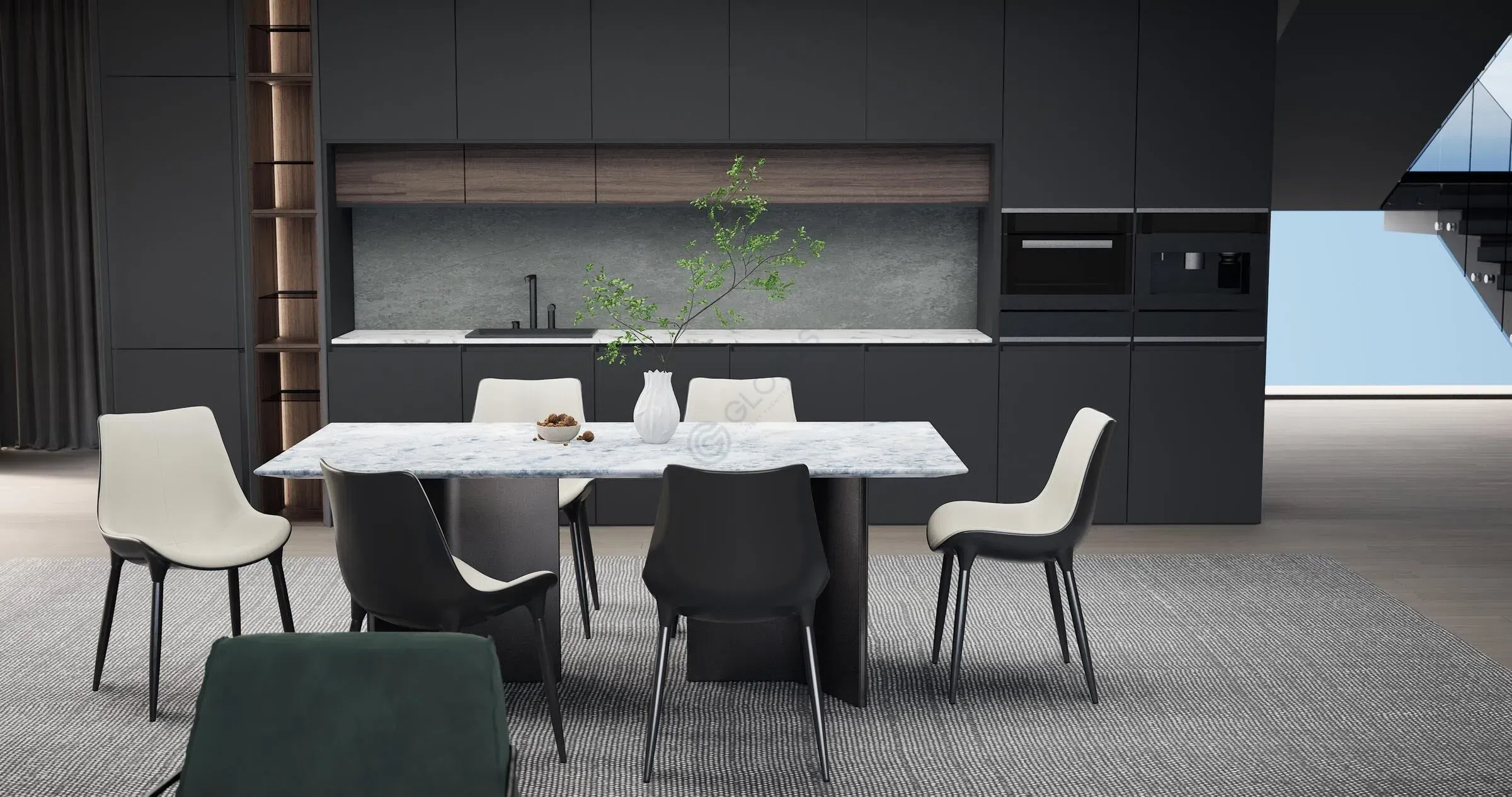 Dining table MINOTTI Marvin