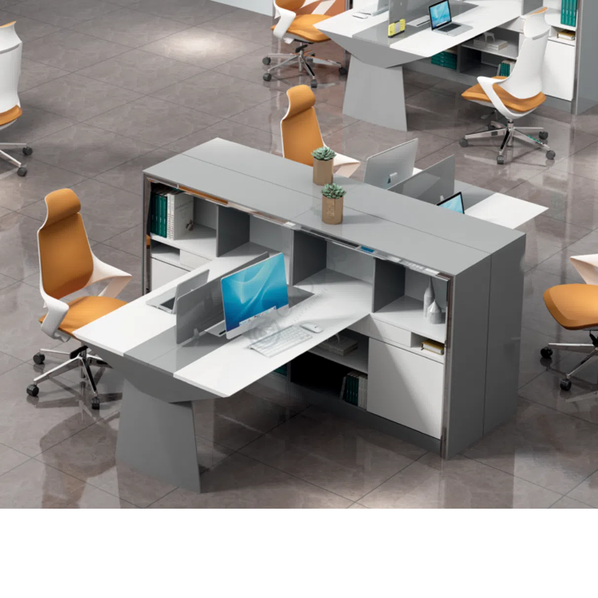 Office desk with partitions Yulania