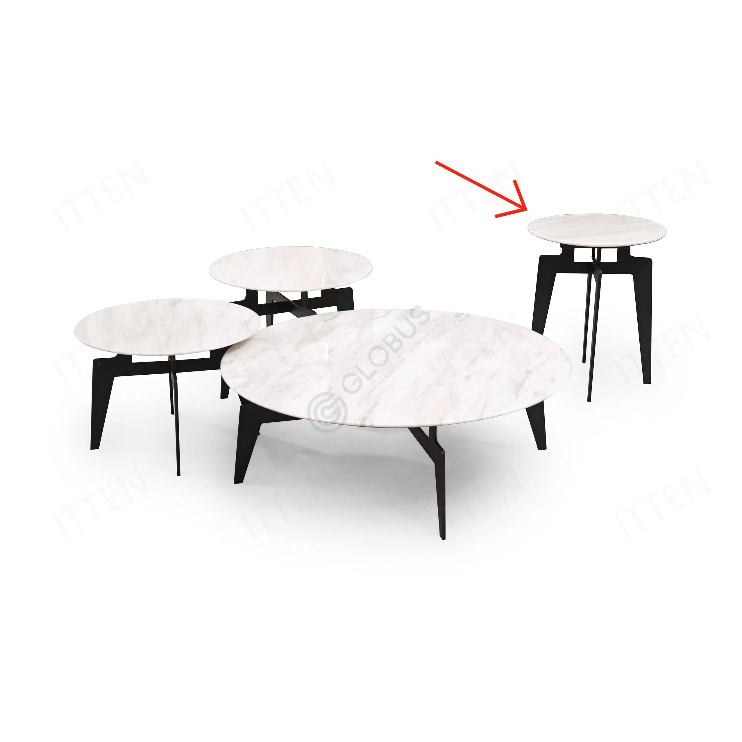 Corner table POLIFORM Tribeca