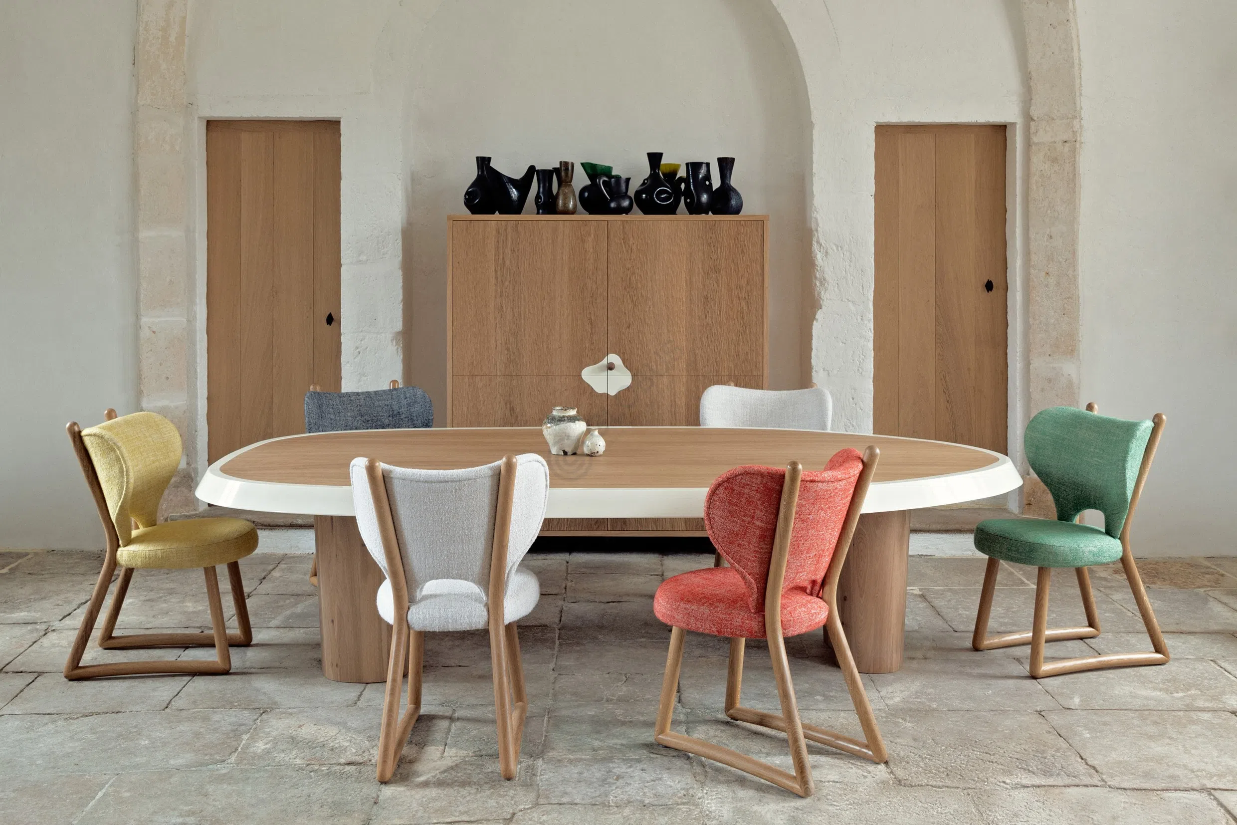 Dining table PIERRE AUGUSTIN ROSE Scala 300