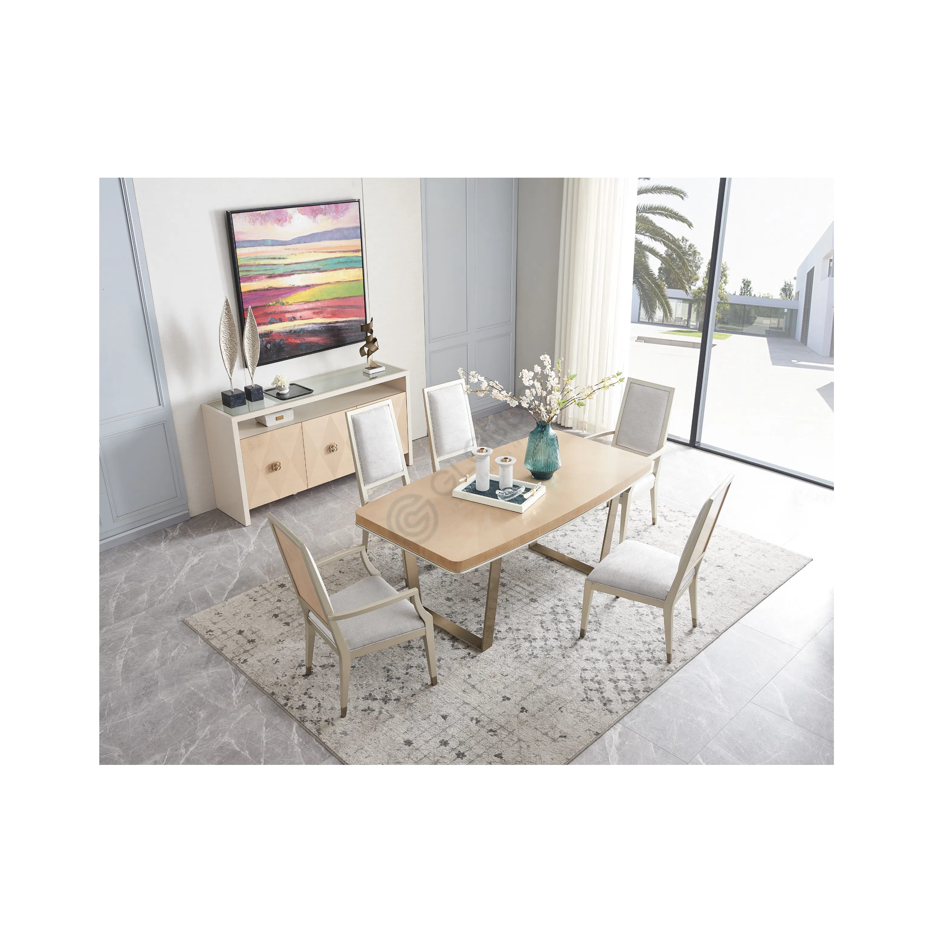 Обеденный стол CARACOLE Streamline