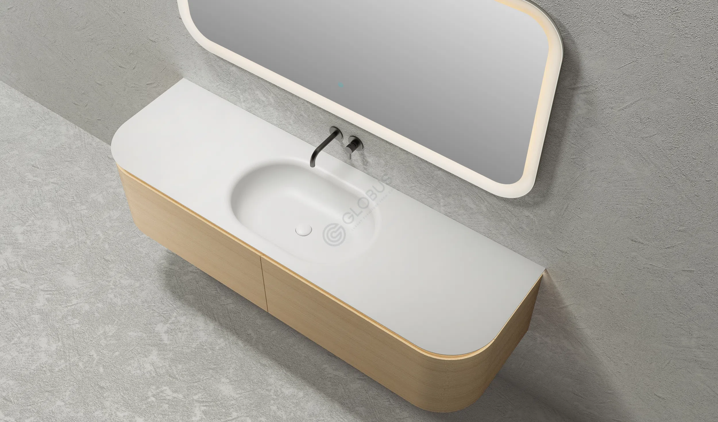 Bathroom cabinet Tubicinus