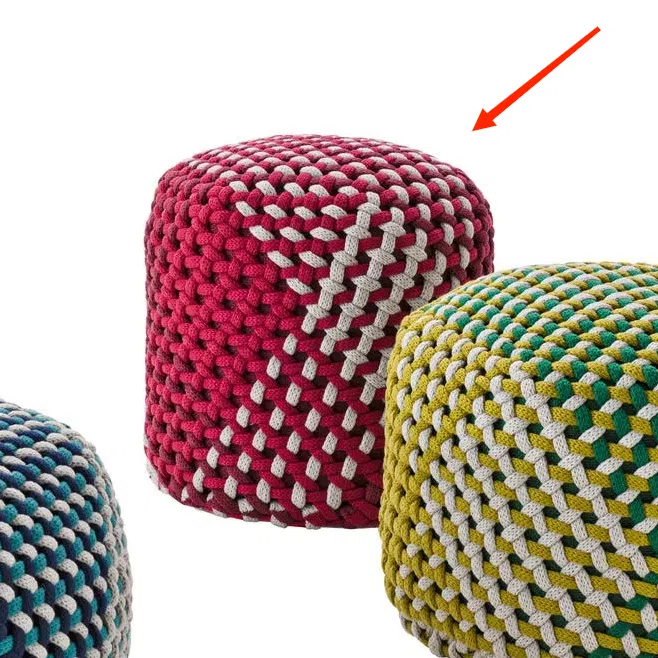 Уличный пуф B&B ITALIA Tramae