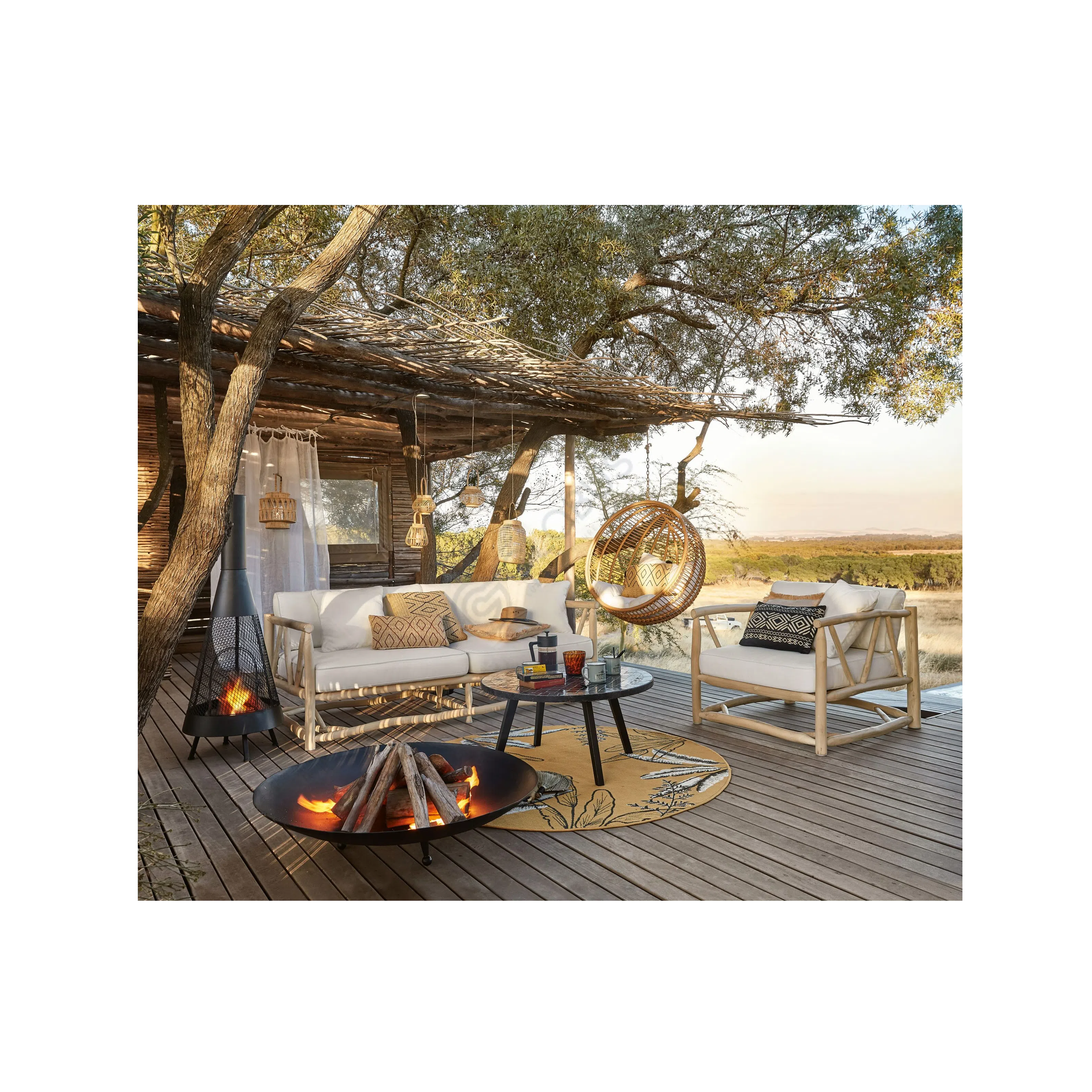Outdoor swing armchair Ertilo