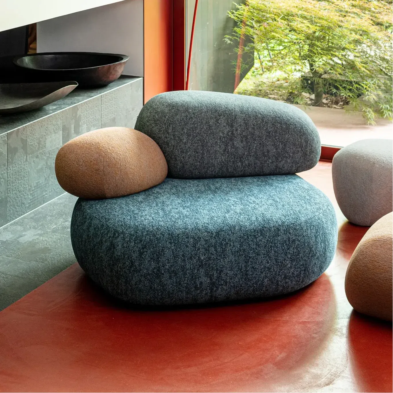 Armchair MOROSO Pebble Rubble