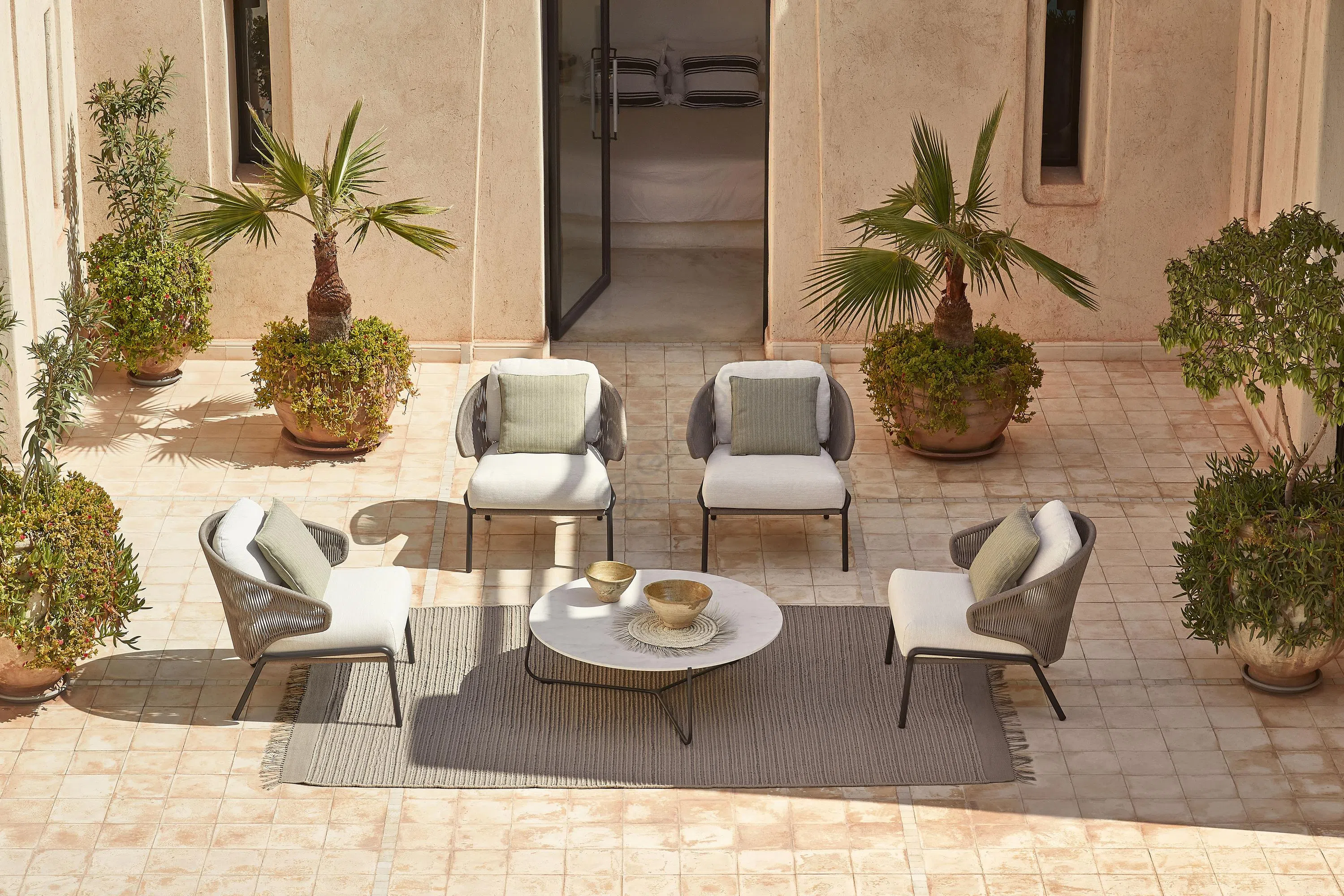 Outdoor armchair Pozzo