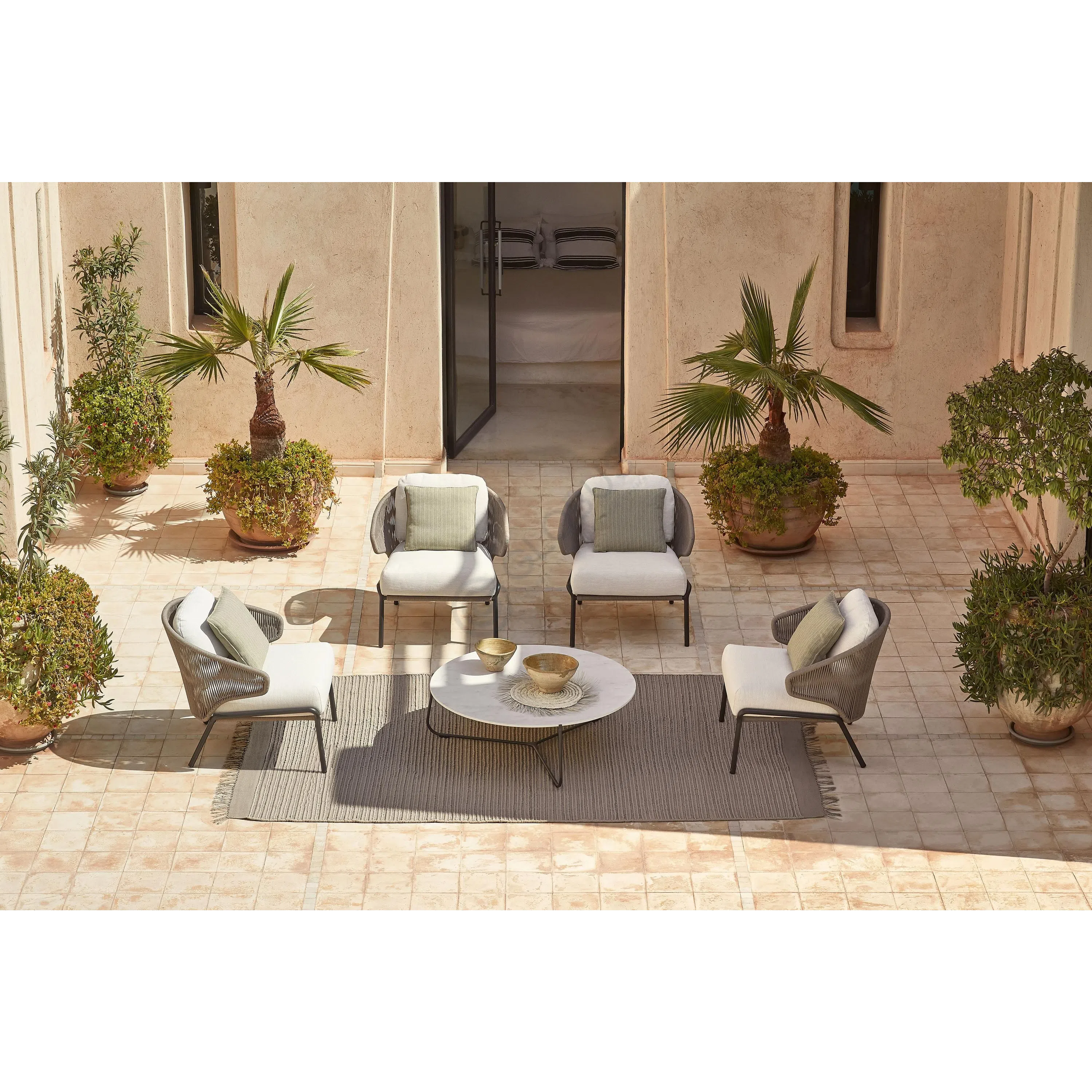 Outdoor armchair Pozzo