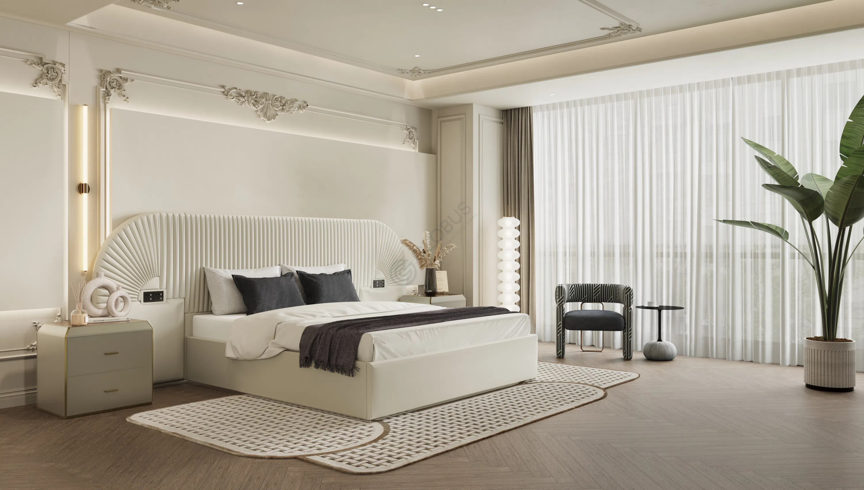 Bedside table CAPITAL COLLECTION Orion XL