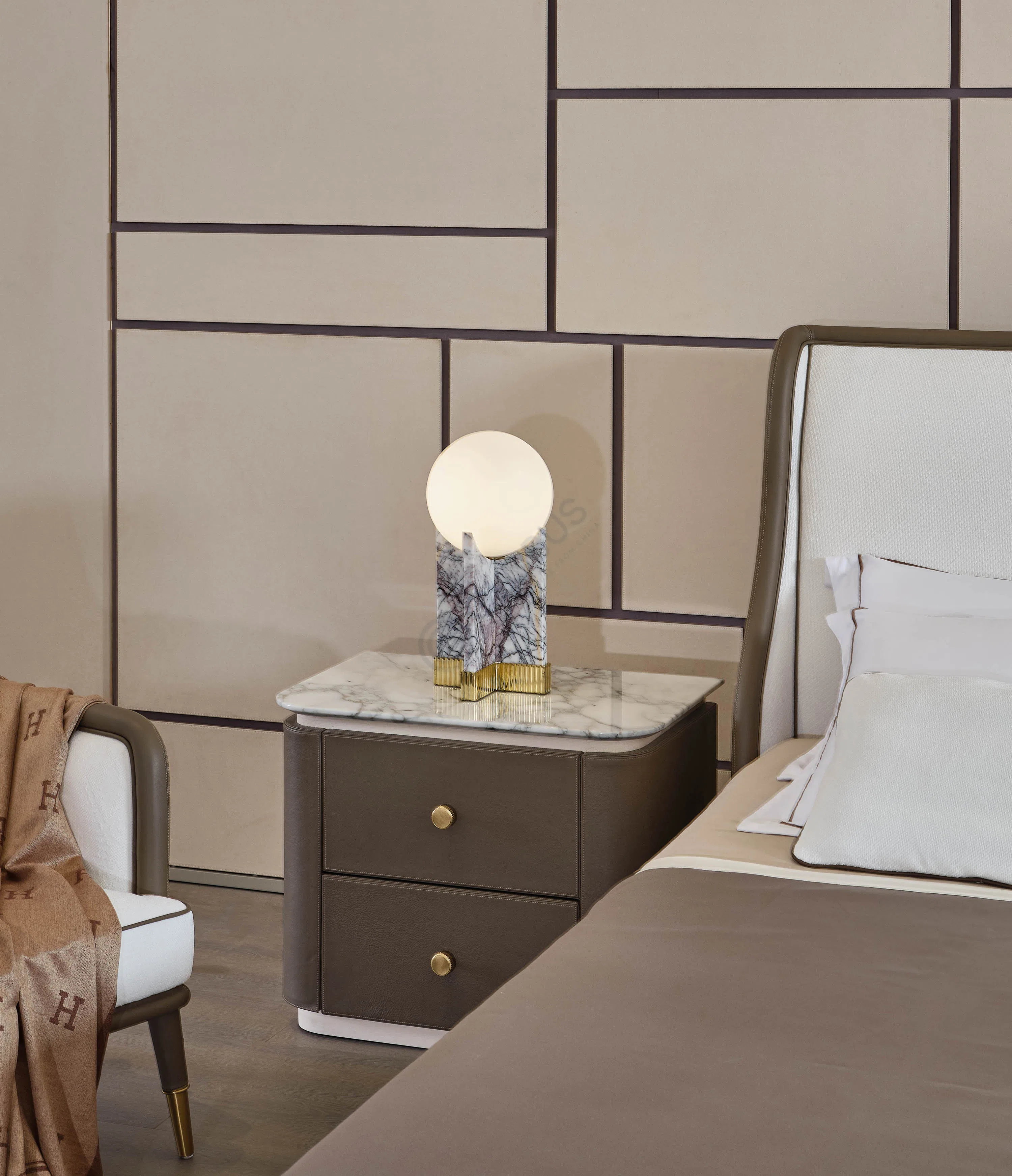 Bedside table LUDOVICA MASCHERONI Balmoral