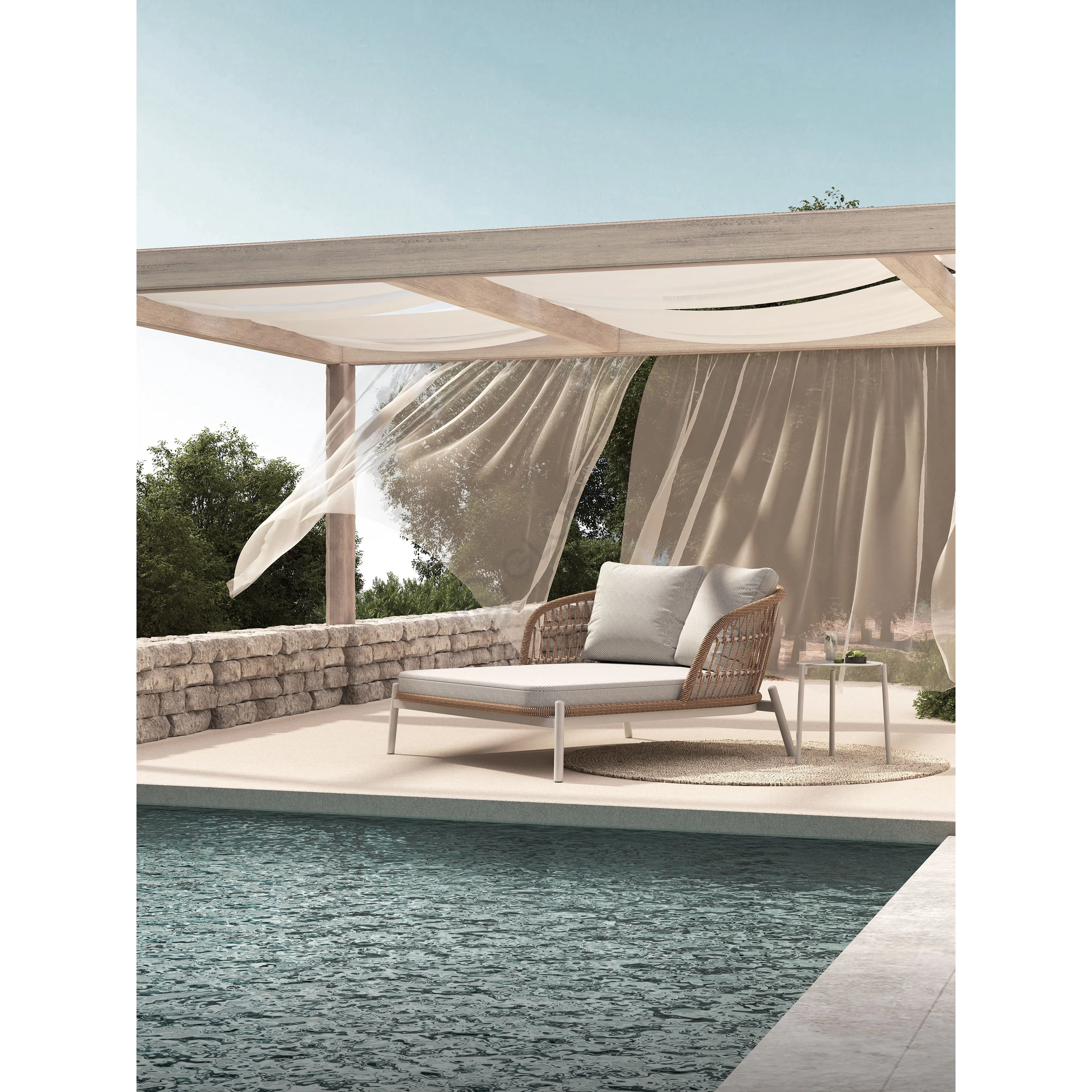 Sun Lounger Gisolda