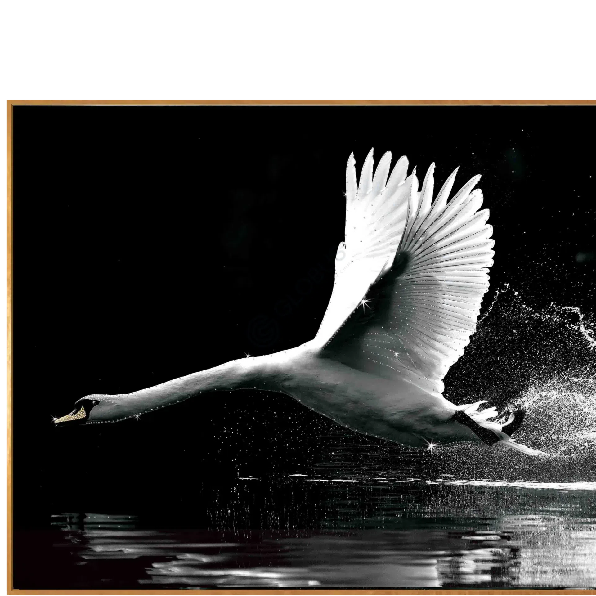 Painting VISIONNAIRE Swan