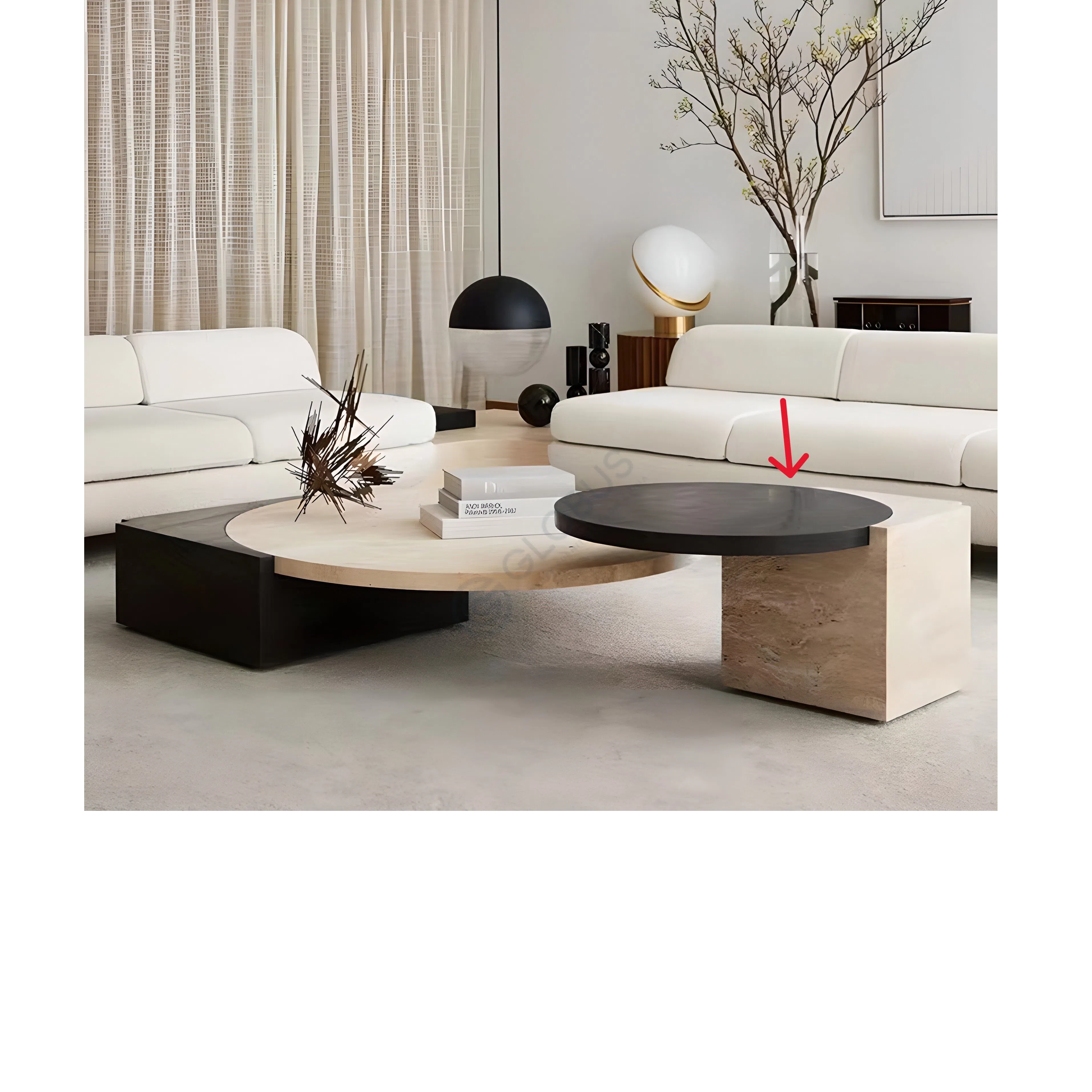 Угловой столик LEE BROOM Tribeca