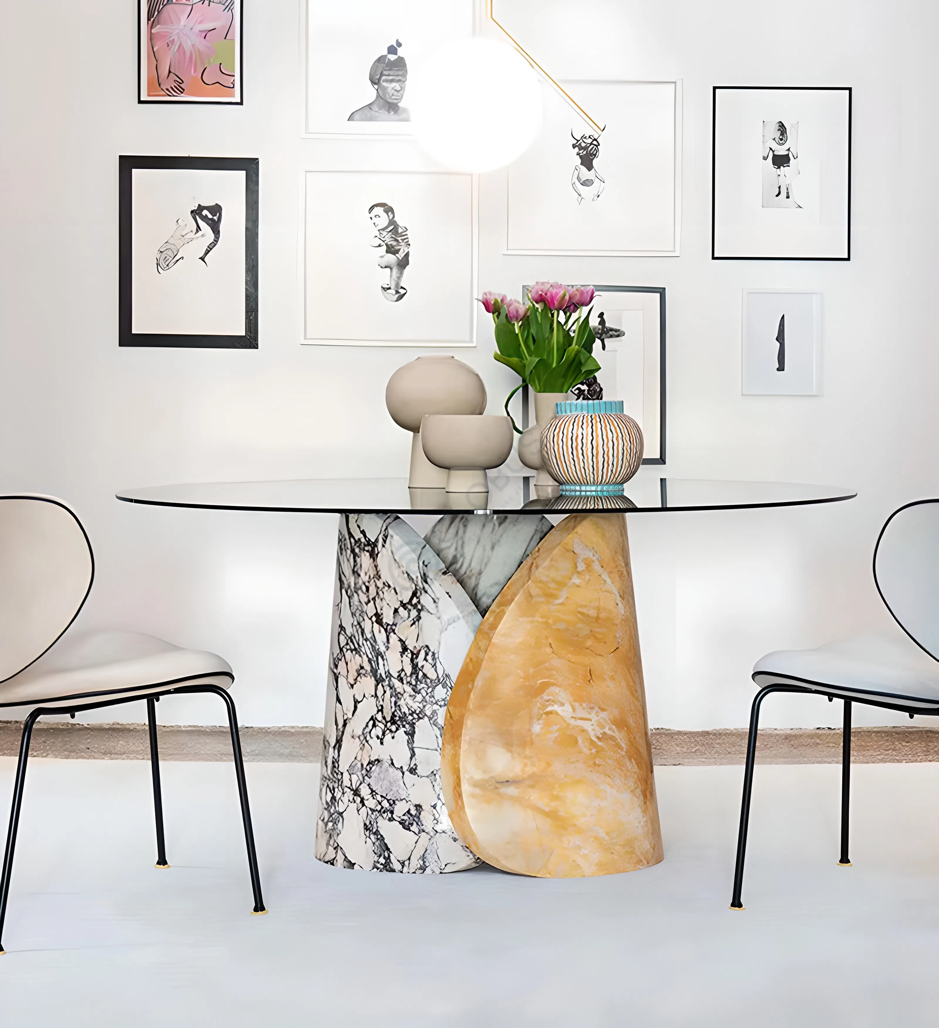 Dining table LITHOS DESIGN Petalo