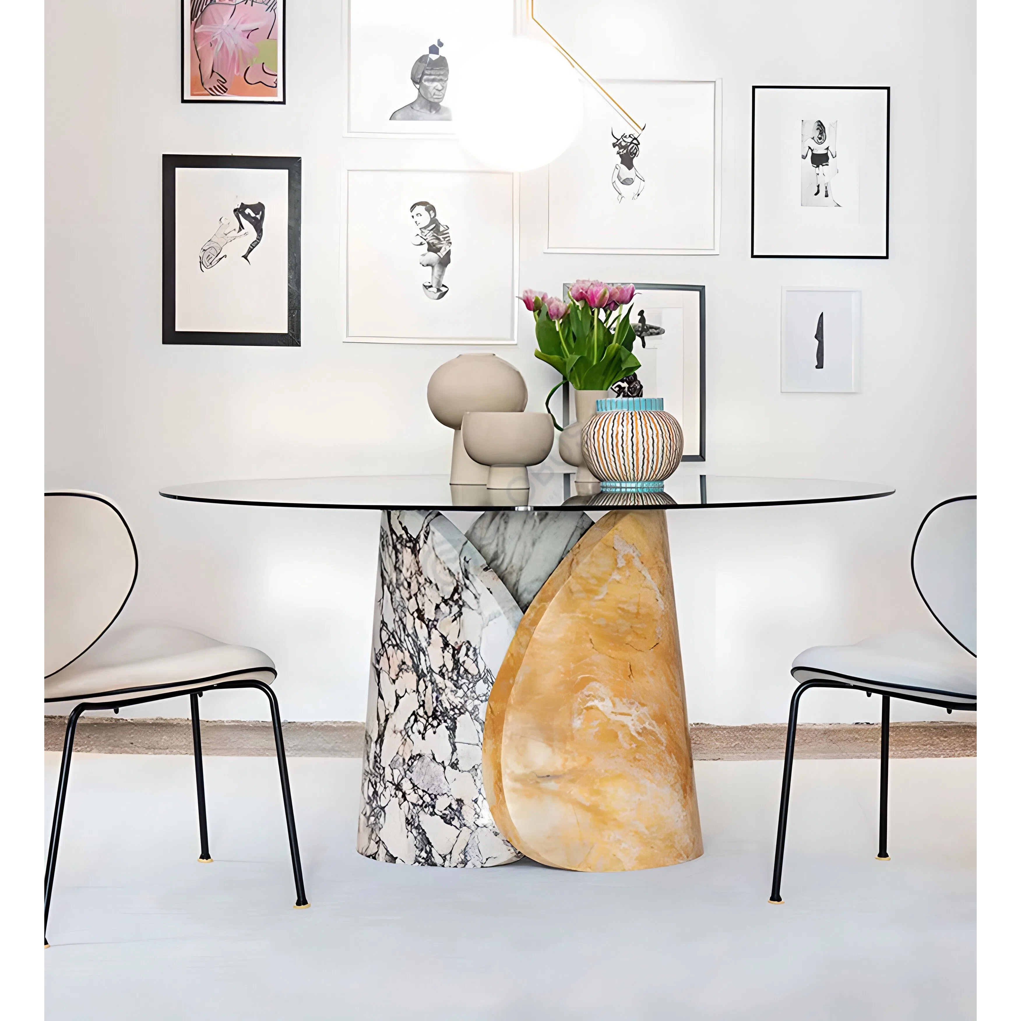 Dining table LITHOS DESIGN Petalo