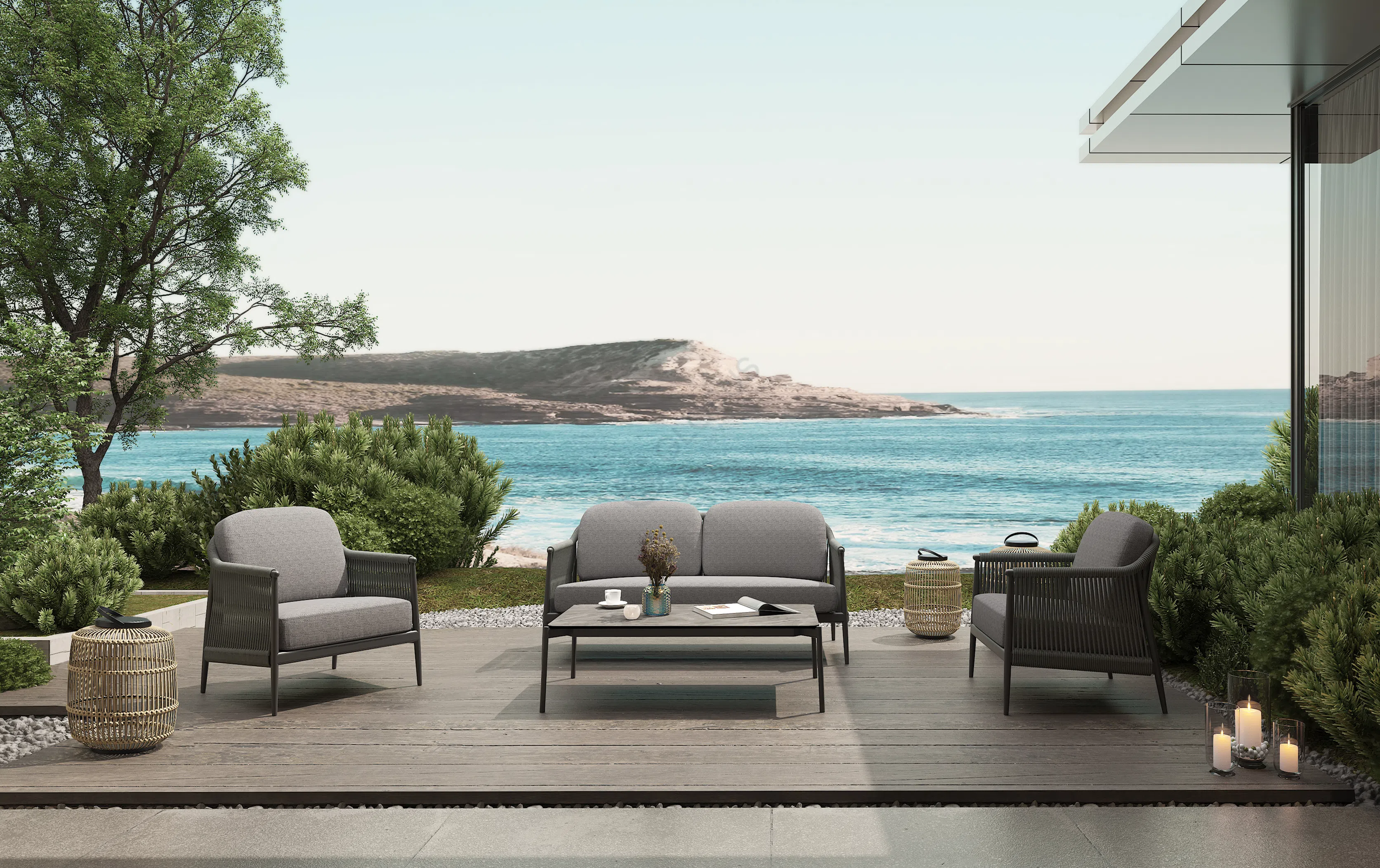 Outdoor armchair Samantha