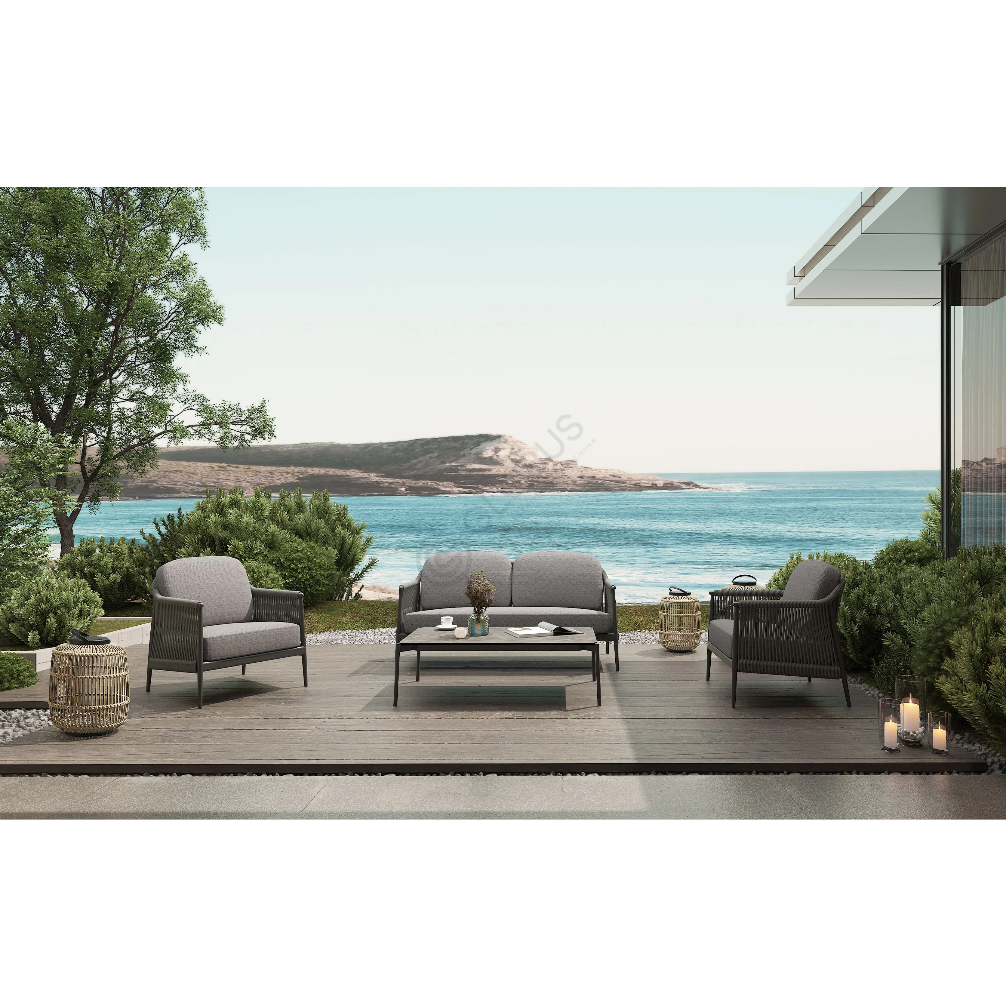 Outdoor armchair Samantha