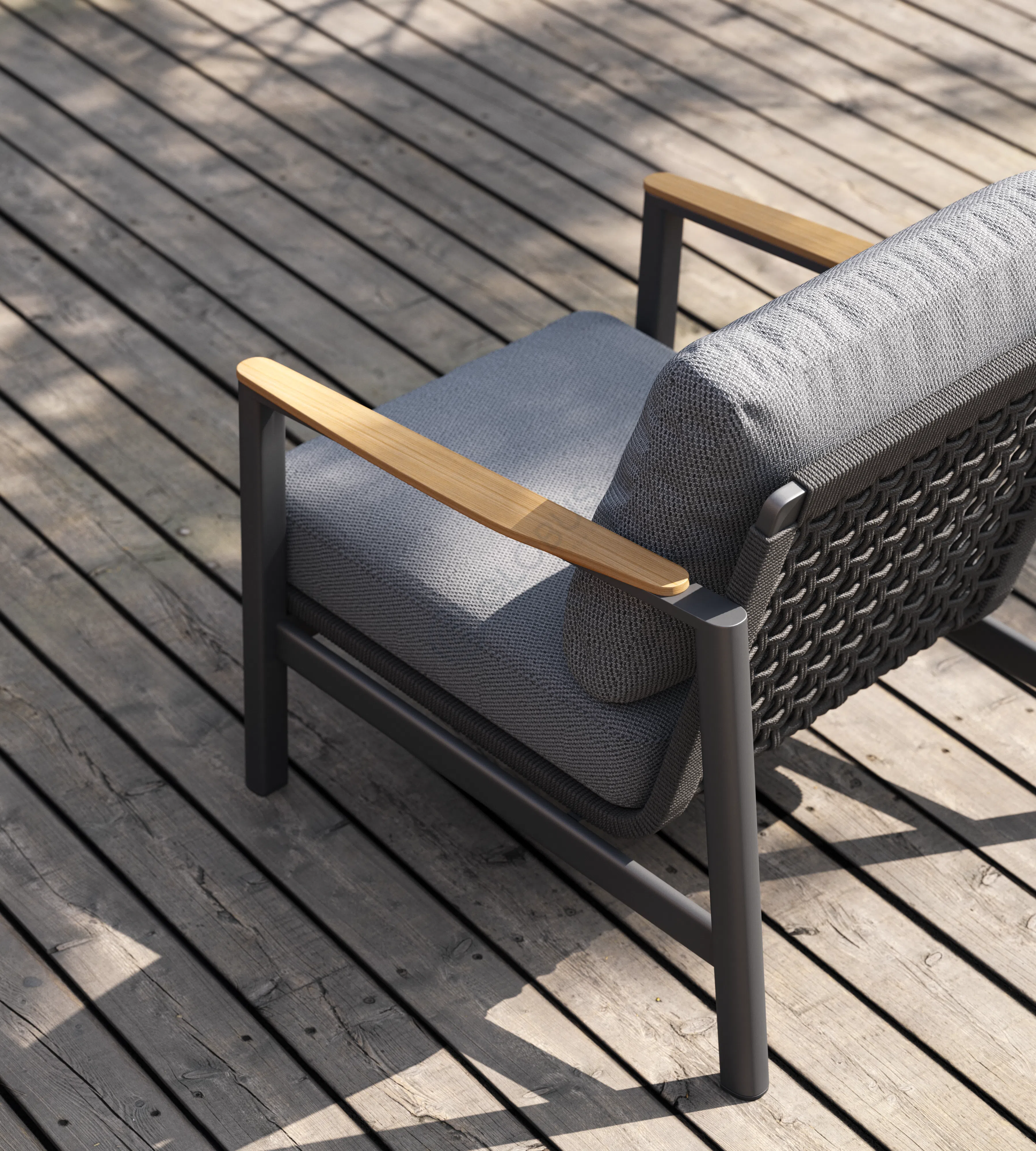 Outdoor armchair Turbonis