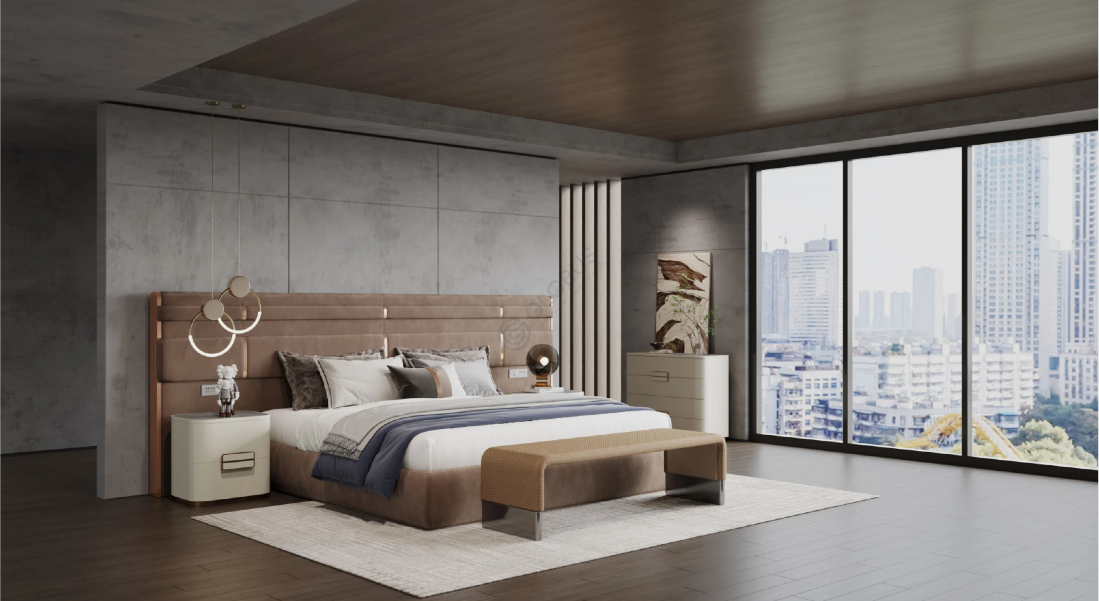 Bed CAPITAL COLLECTION Trilogy Xl