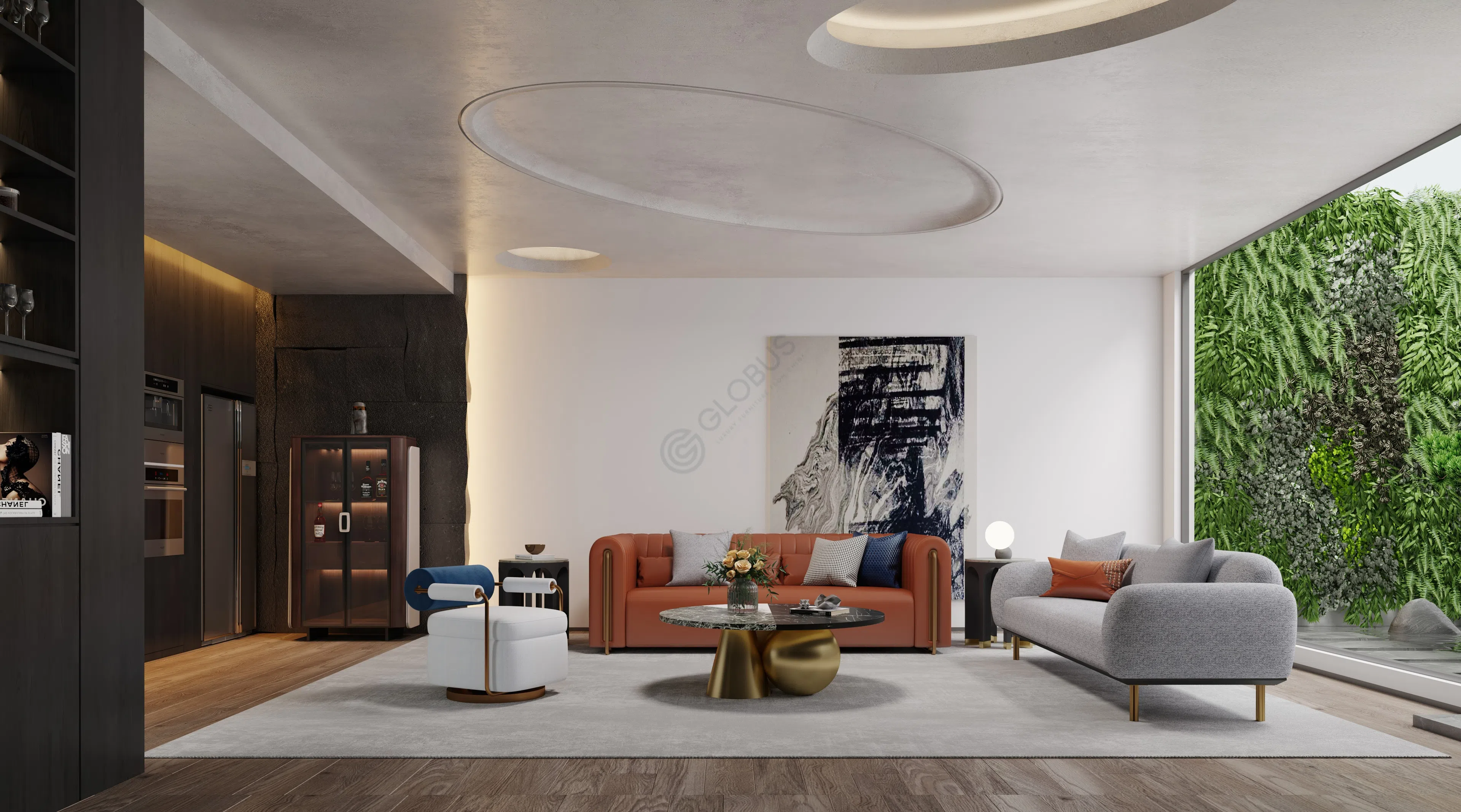 Coffee table EICHHOLTZ Tricolori