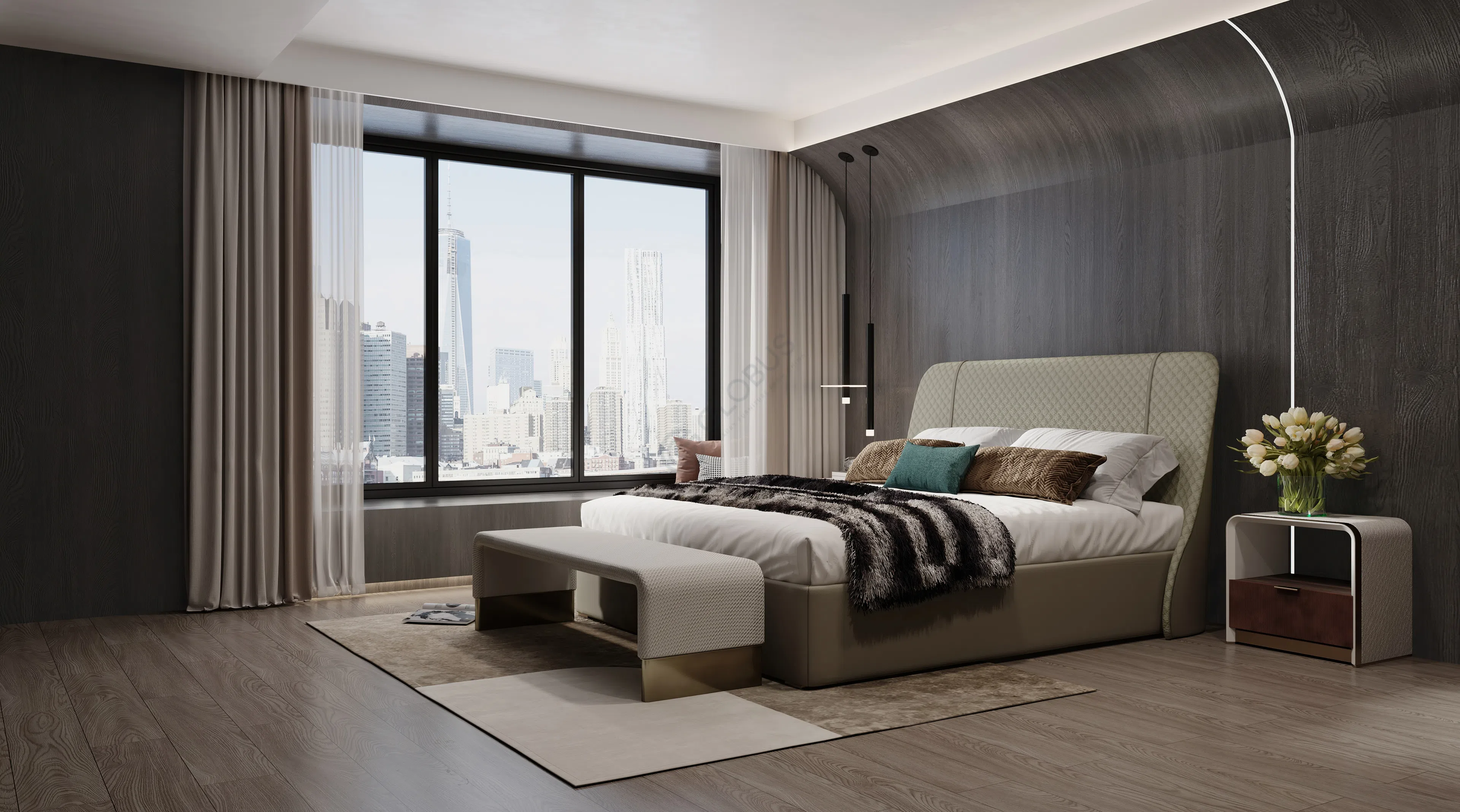 Bed REFLEX ANGELO Swan Letto