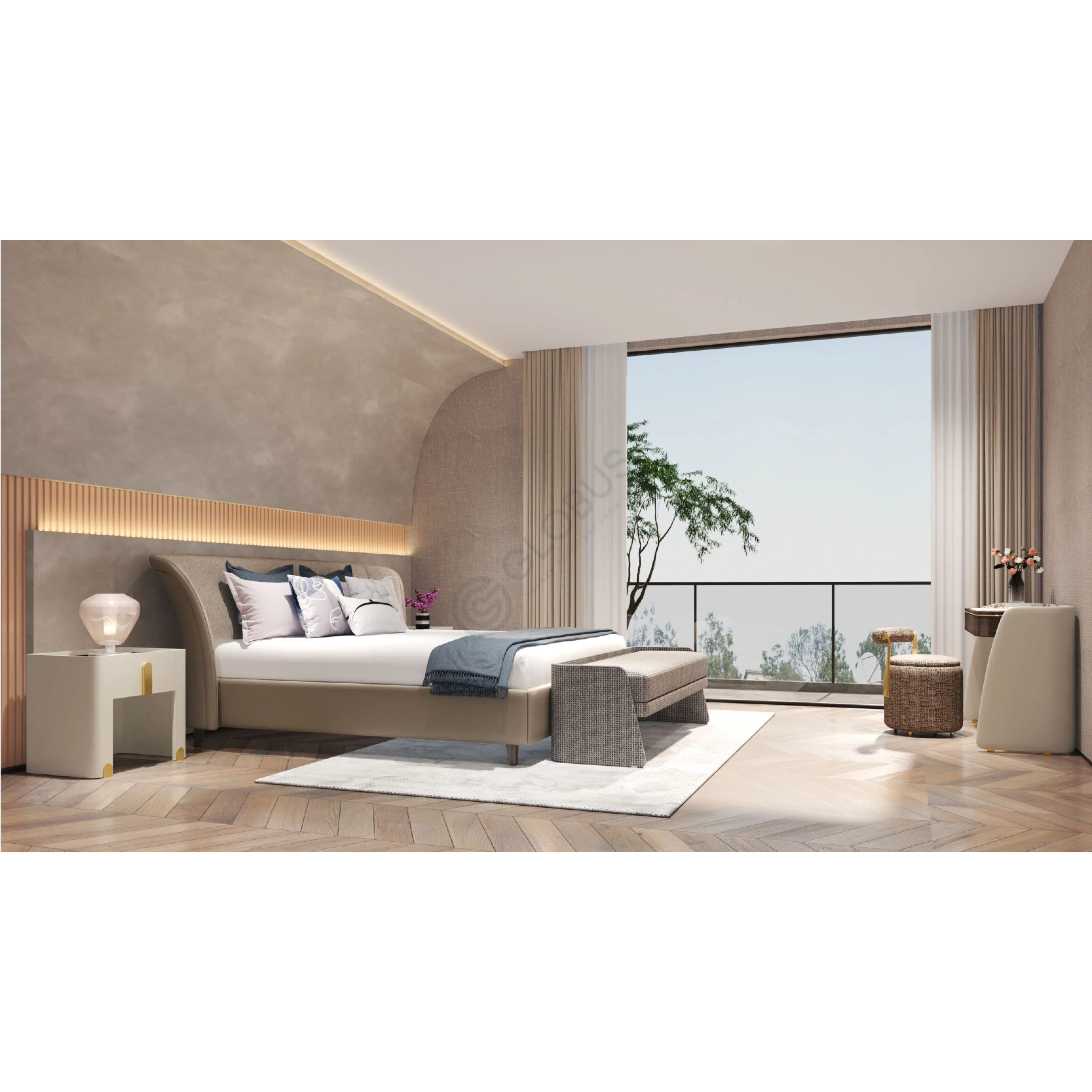 Bedside table CAPITAL COLLECTION Eden Xl