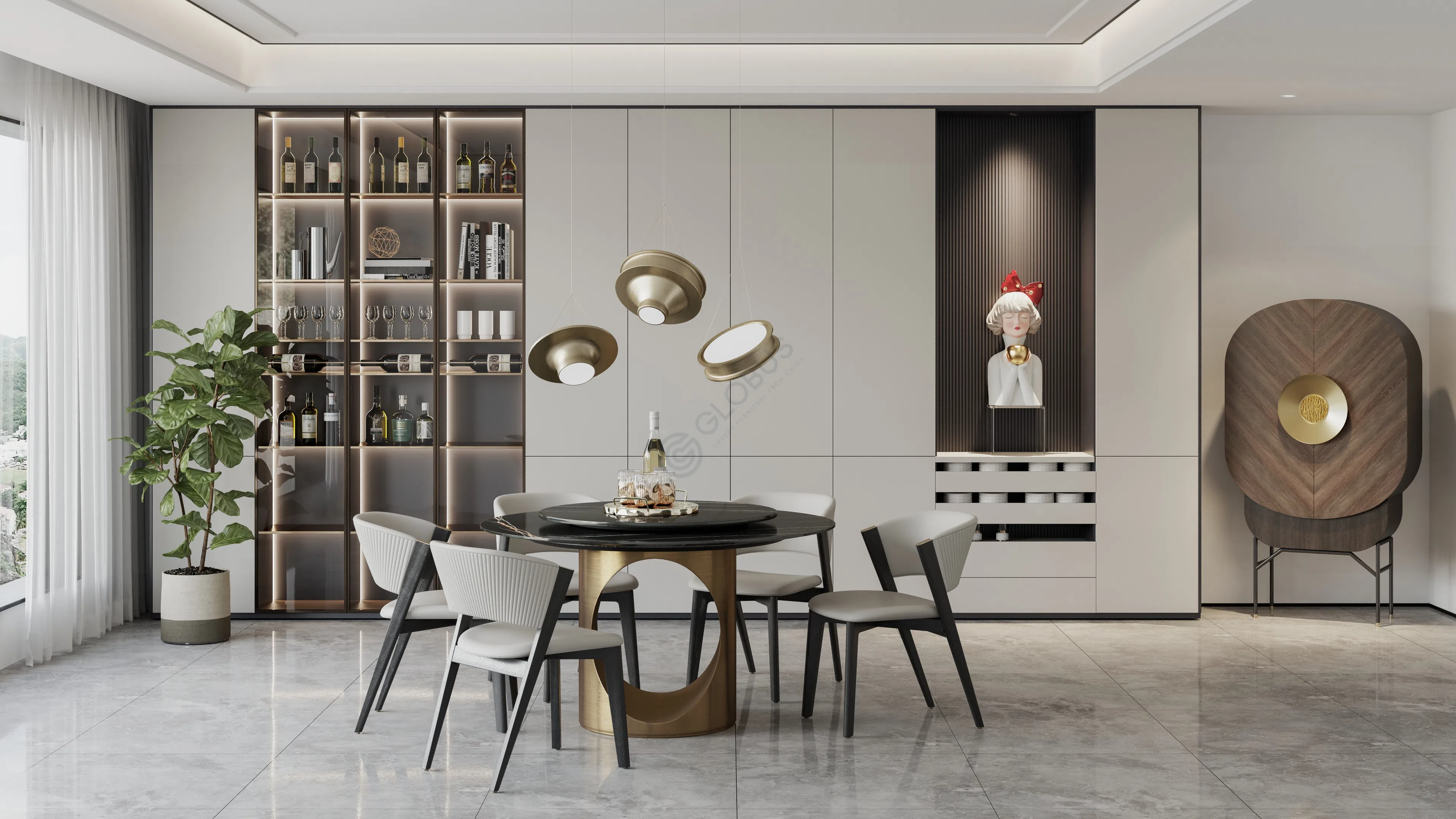 Wine cabinet DE CASTELLI Polifemo