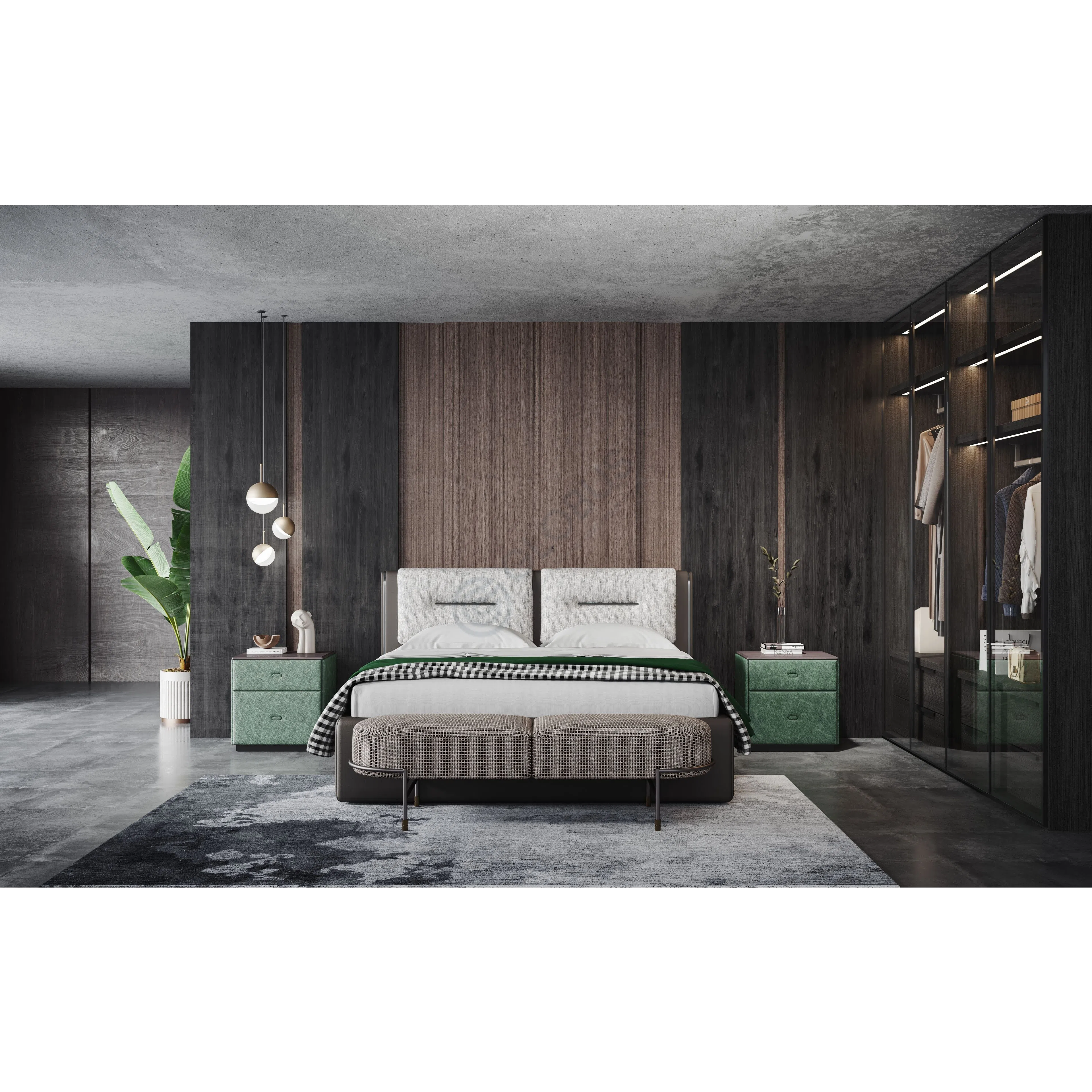 Bedside table POLTRONA FRAU Moondance