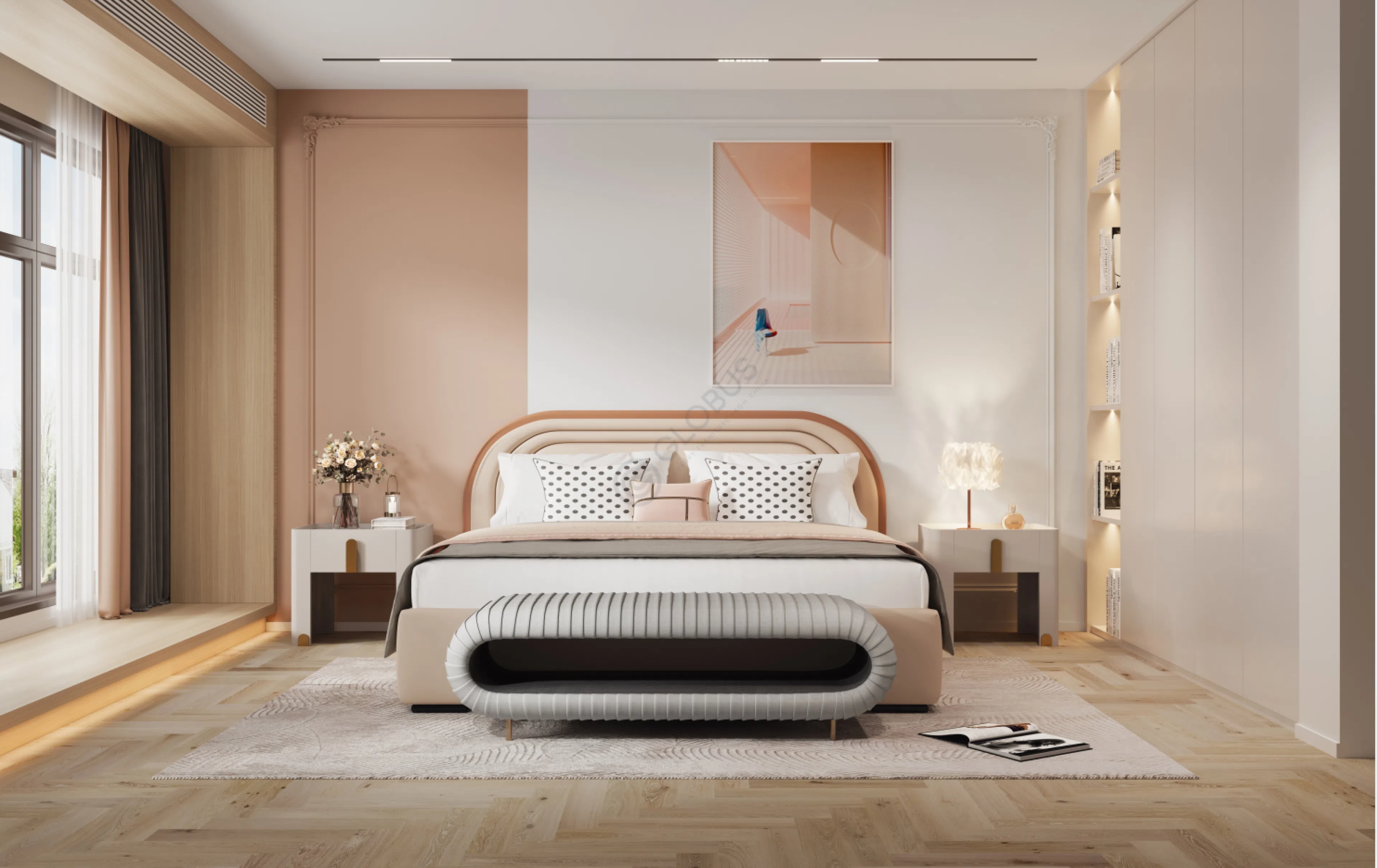 Bedside table CAPITAL COLLECTION Eden Xl