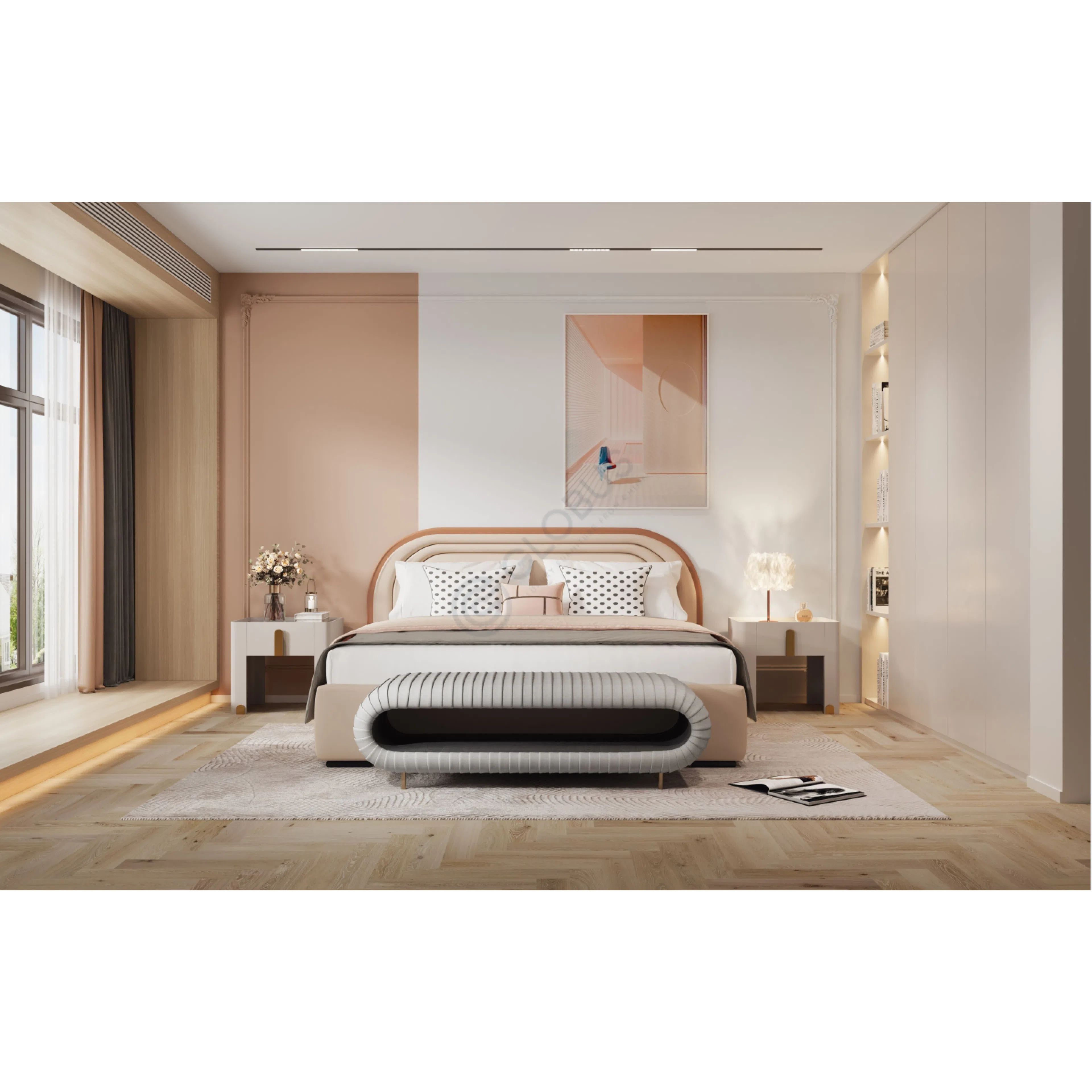 Bedside table CAPITAL COLLECTION Eden Xl