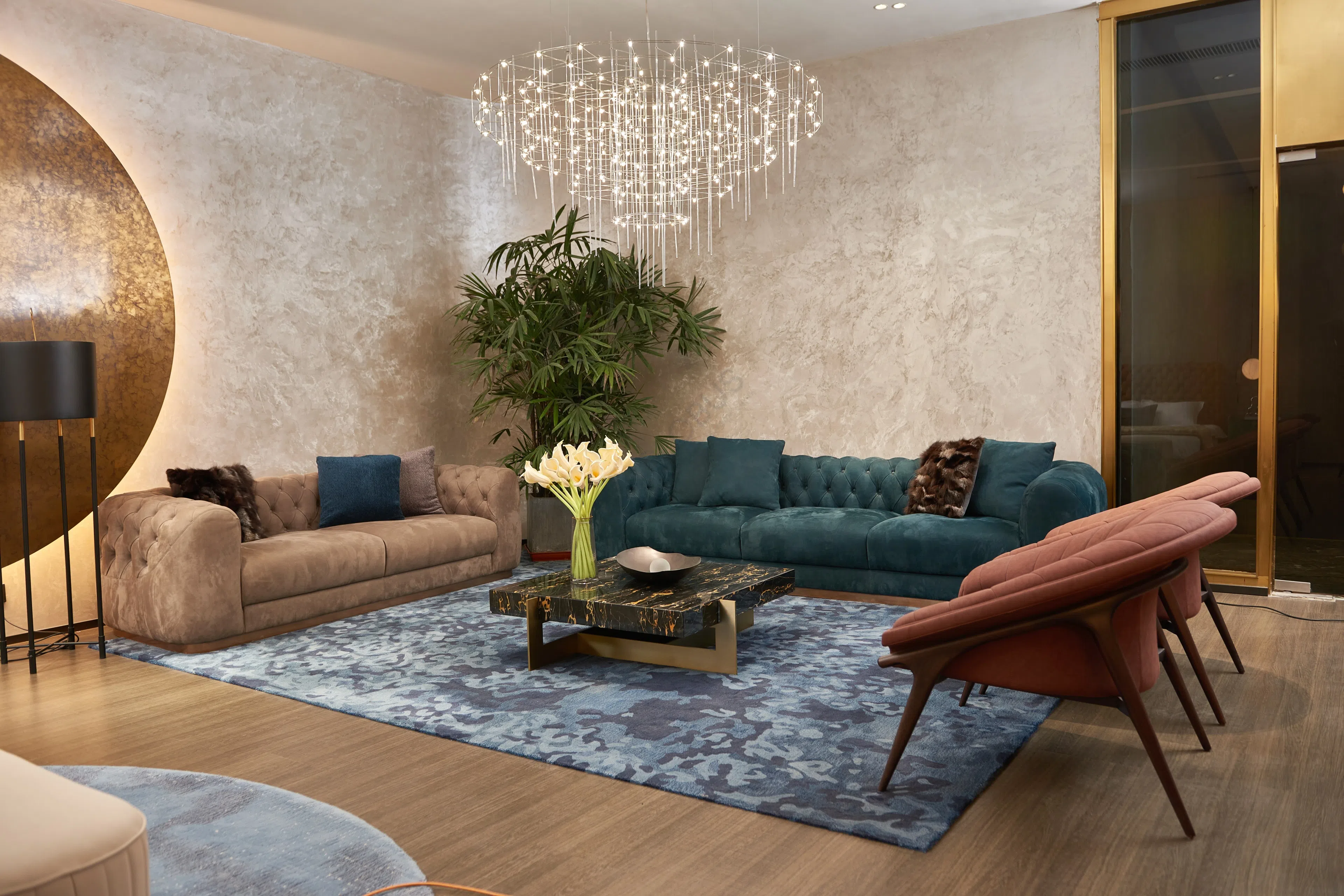 Coffee table GRZEGORZ MAJKA Golden Rock II