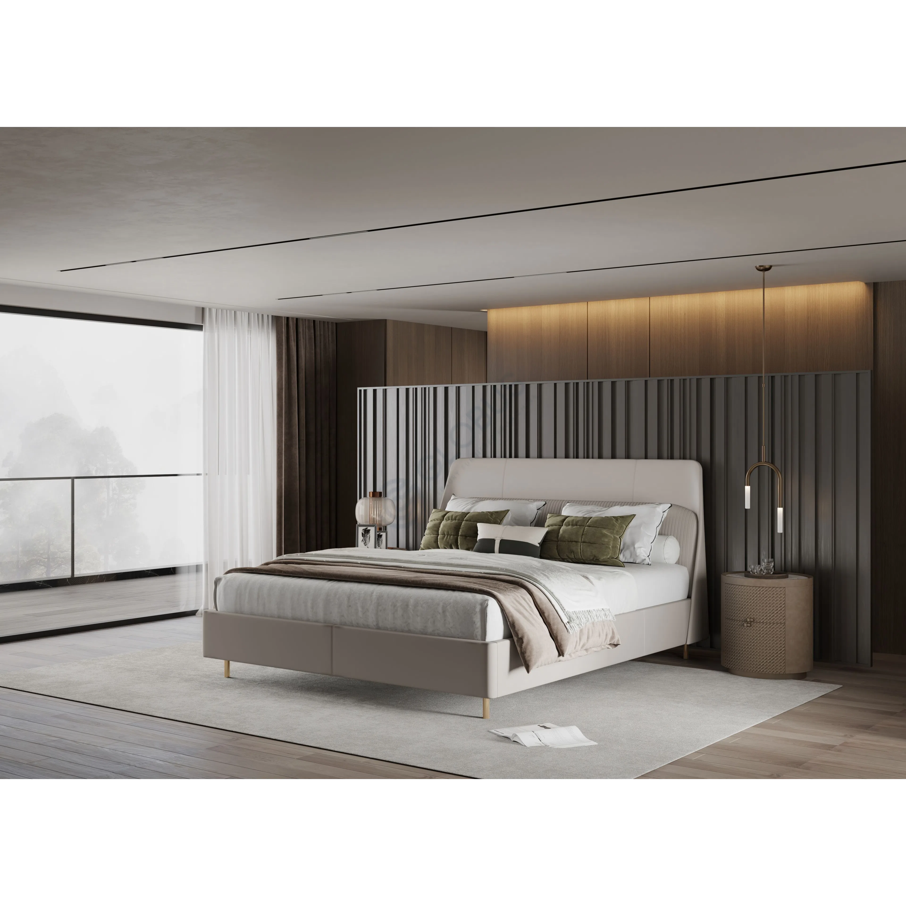 Кровать POLTRONA FRAU Coupe De Luxe