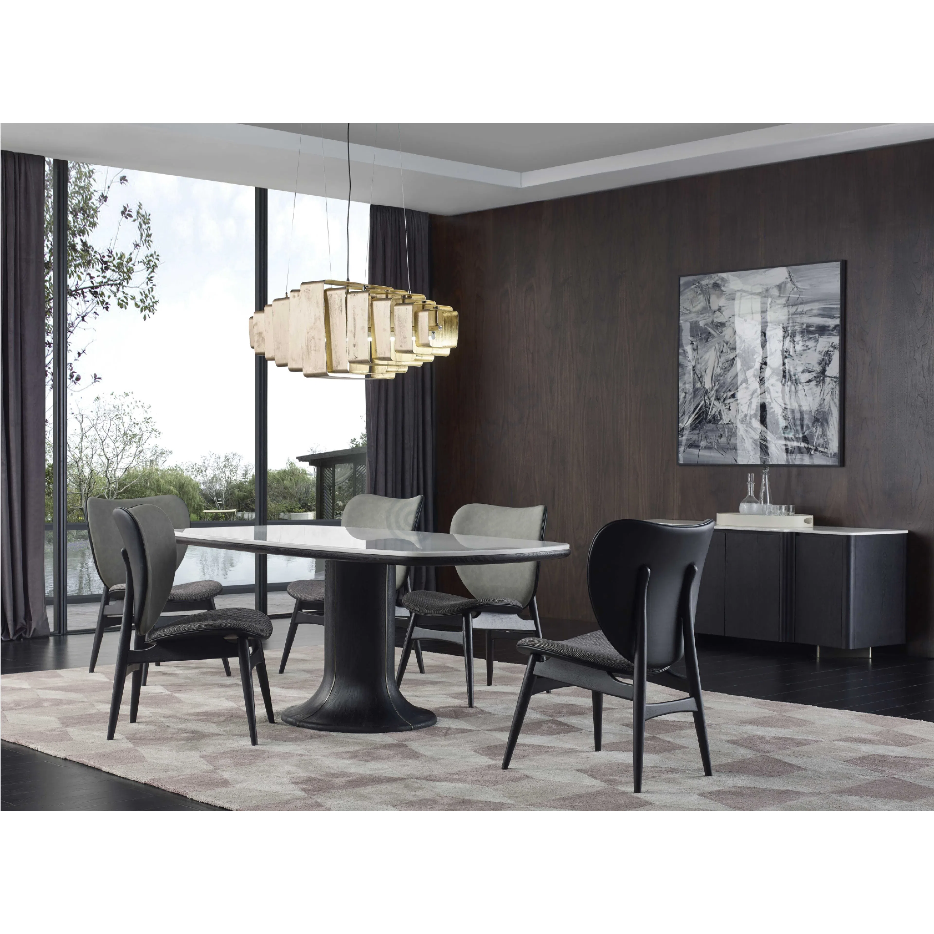 Dining table Overburned