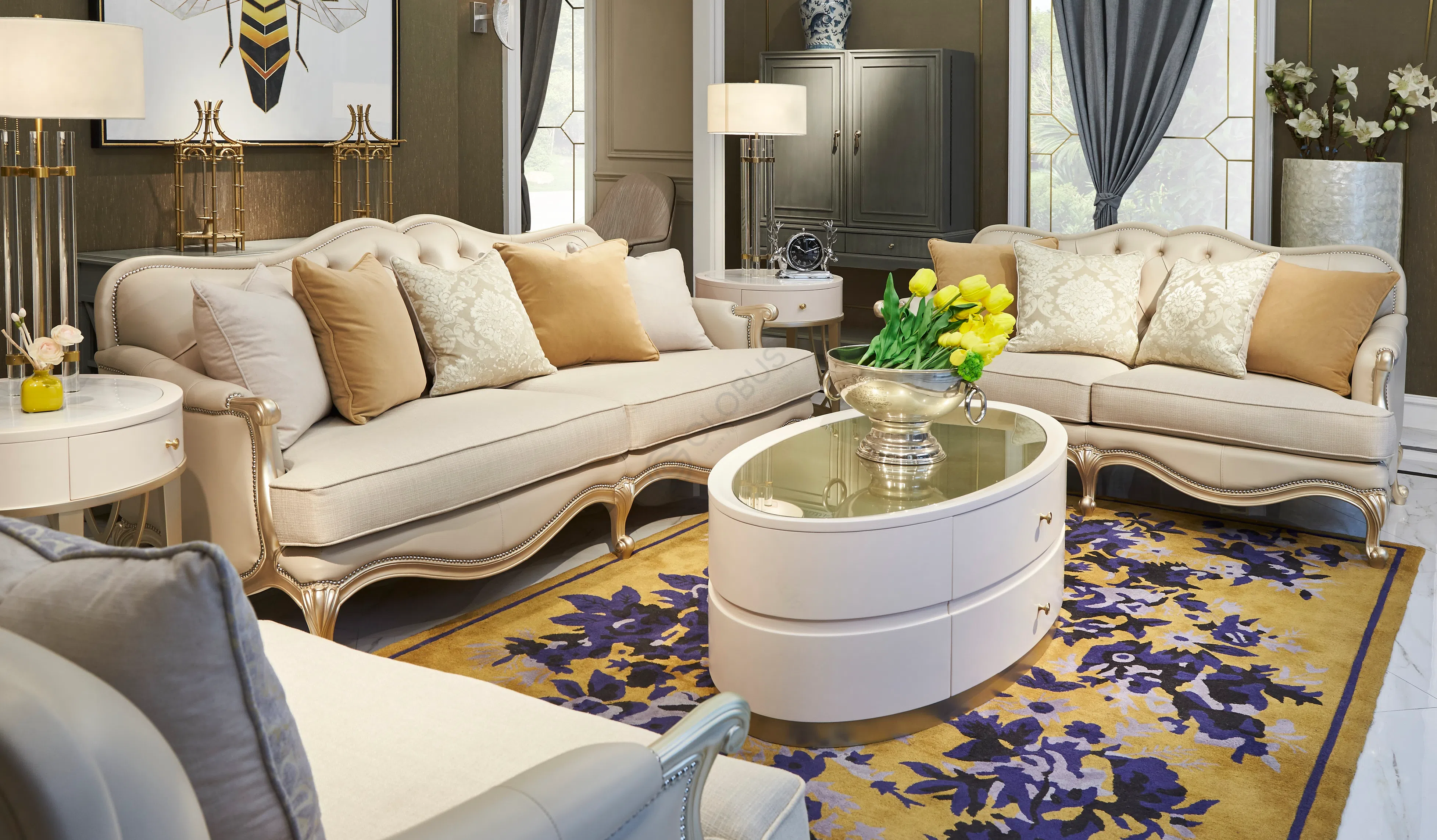 Sofa CARACOLE Savoir Faire