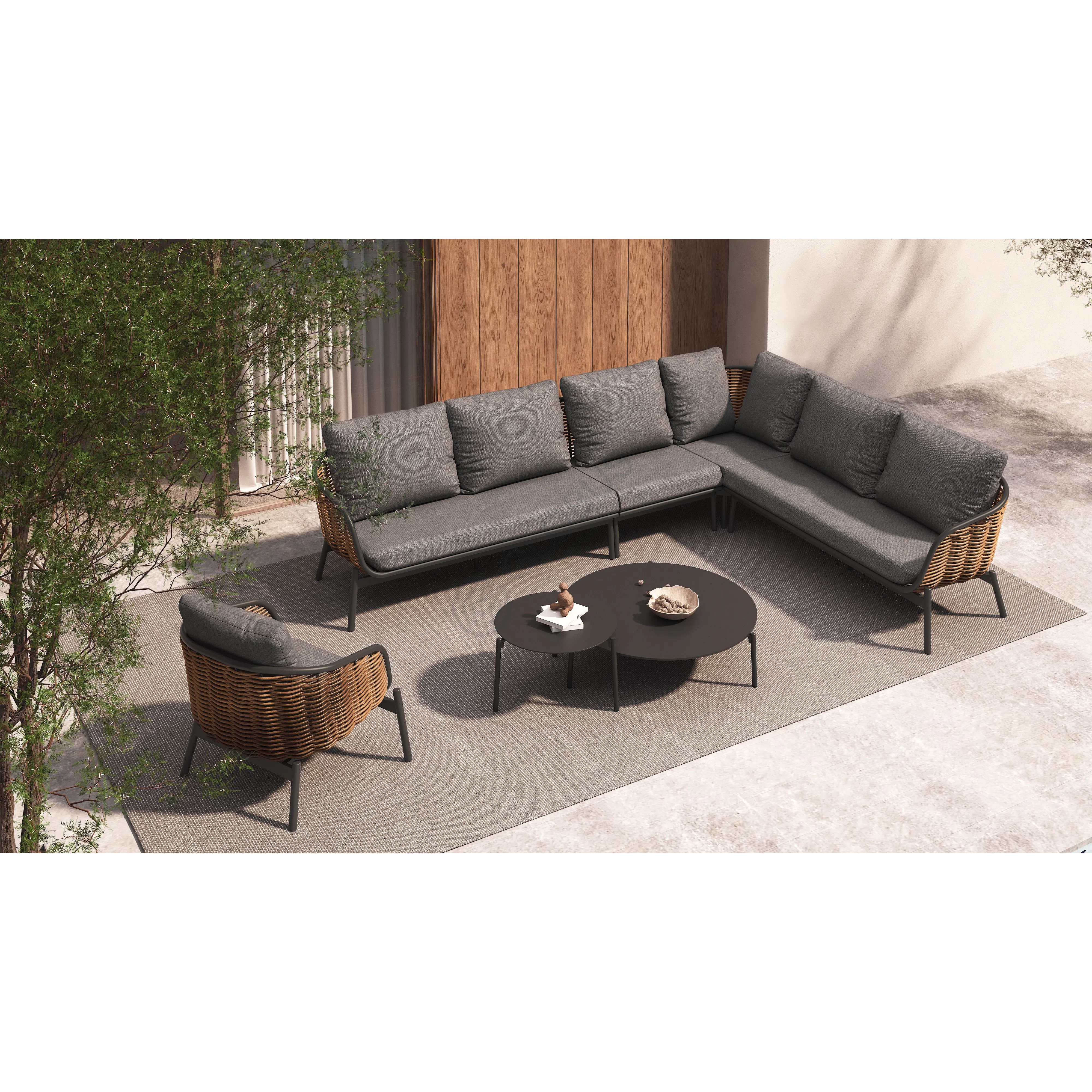 Outdoor armchair Karly