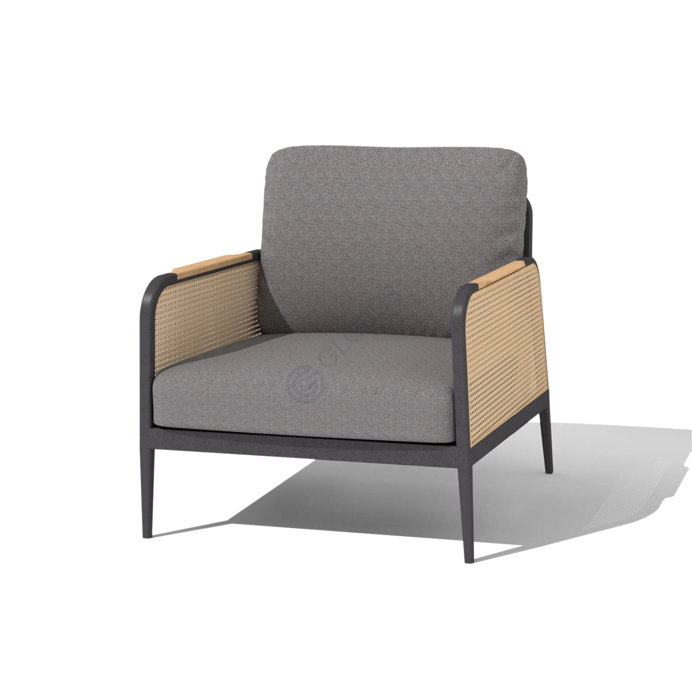 Outdoor armchair Jucundus