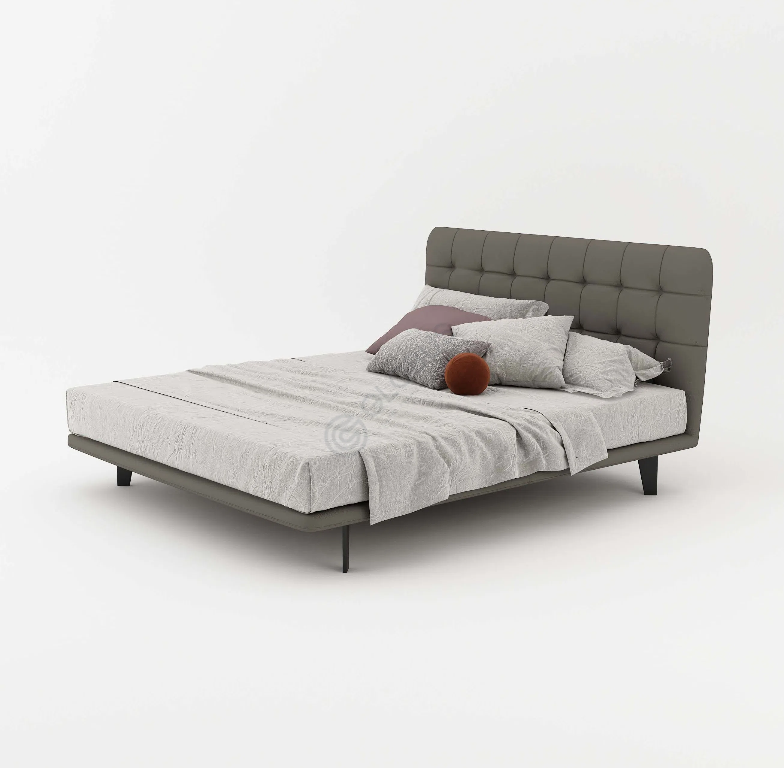 Bed PIANCA Filo Capitonné