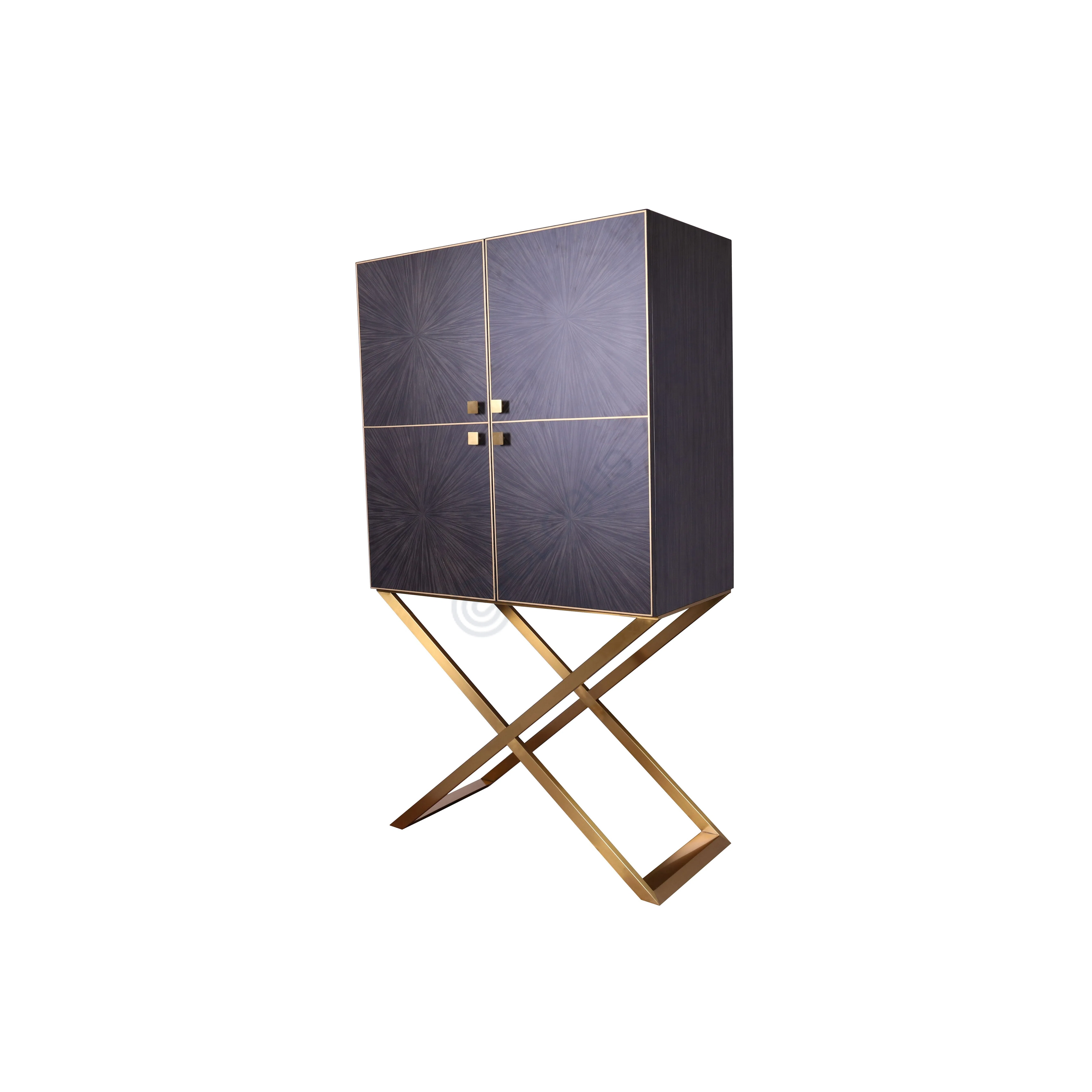 Винный шкаф ARMANI Club Black Straw Marquetry
