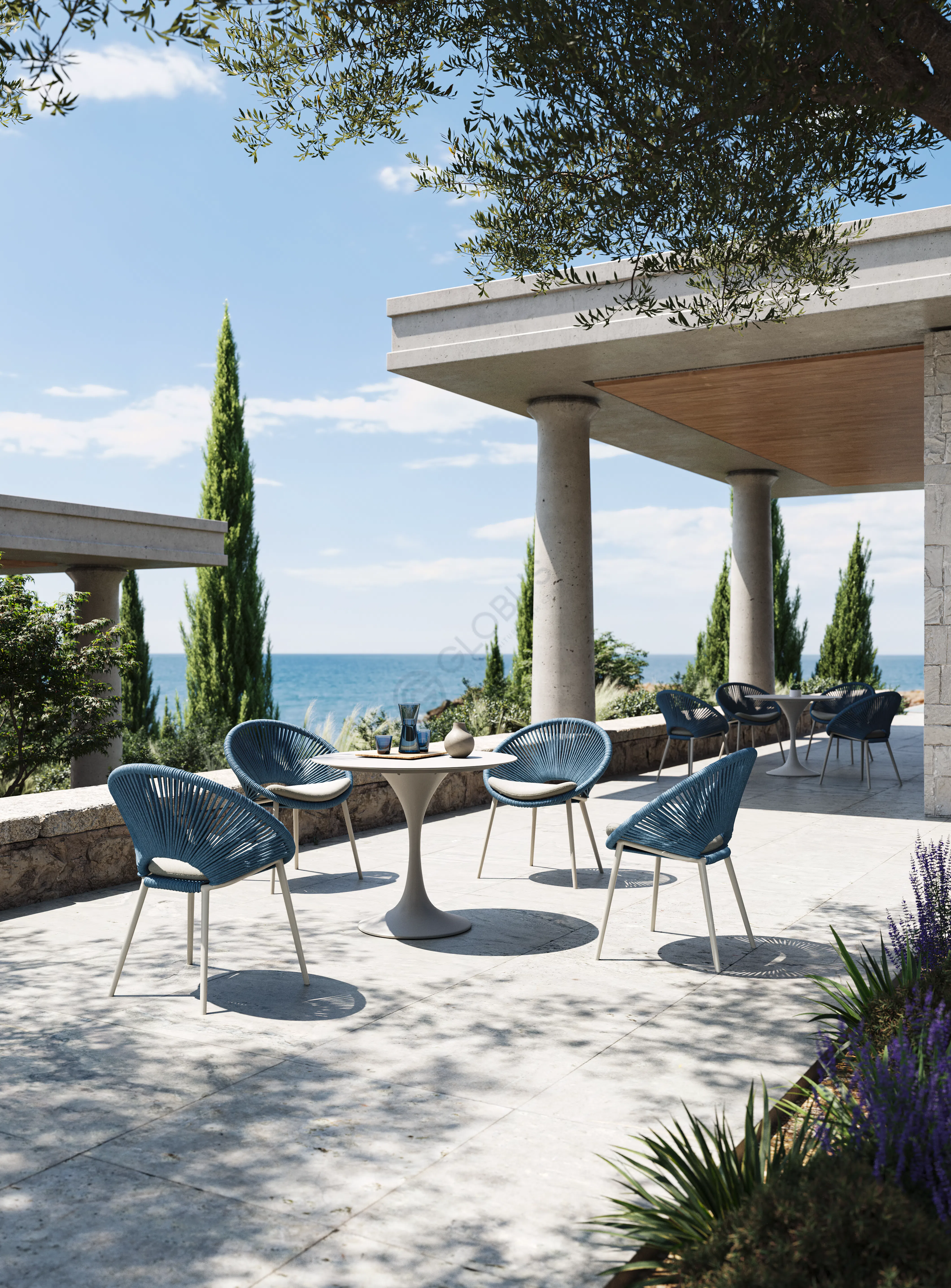 Outdoor dining table Quadrian