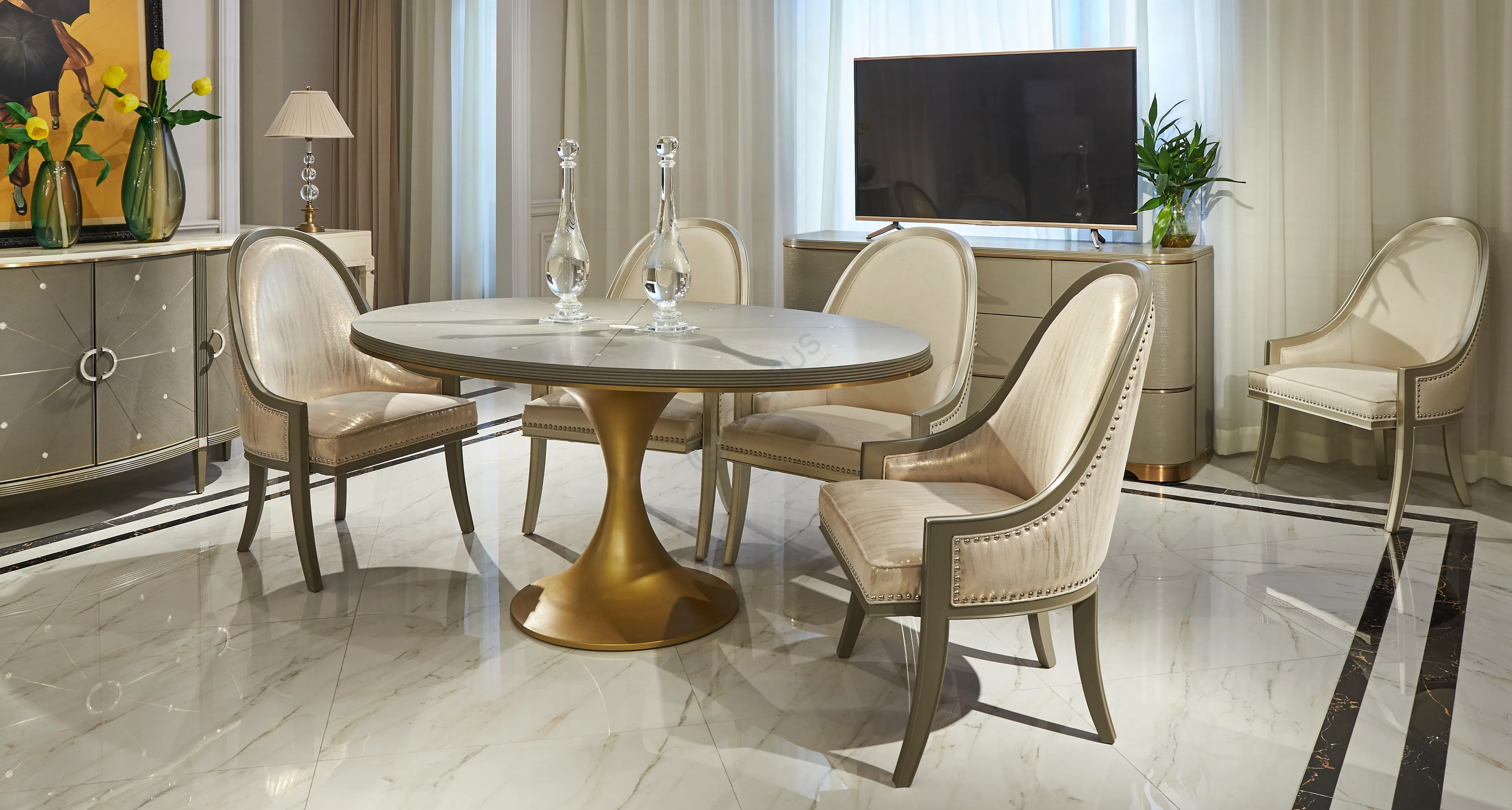 Dining table CARACOLE Semper 72 Oval