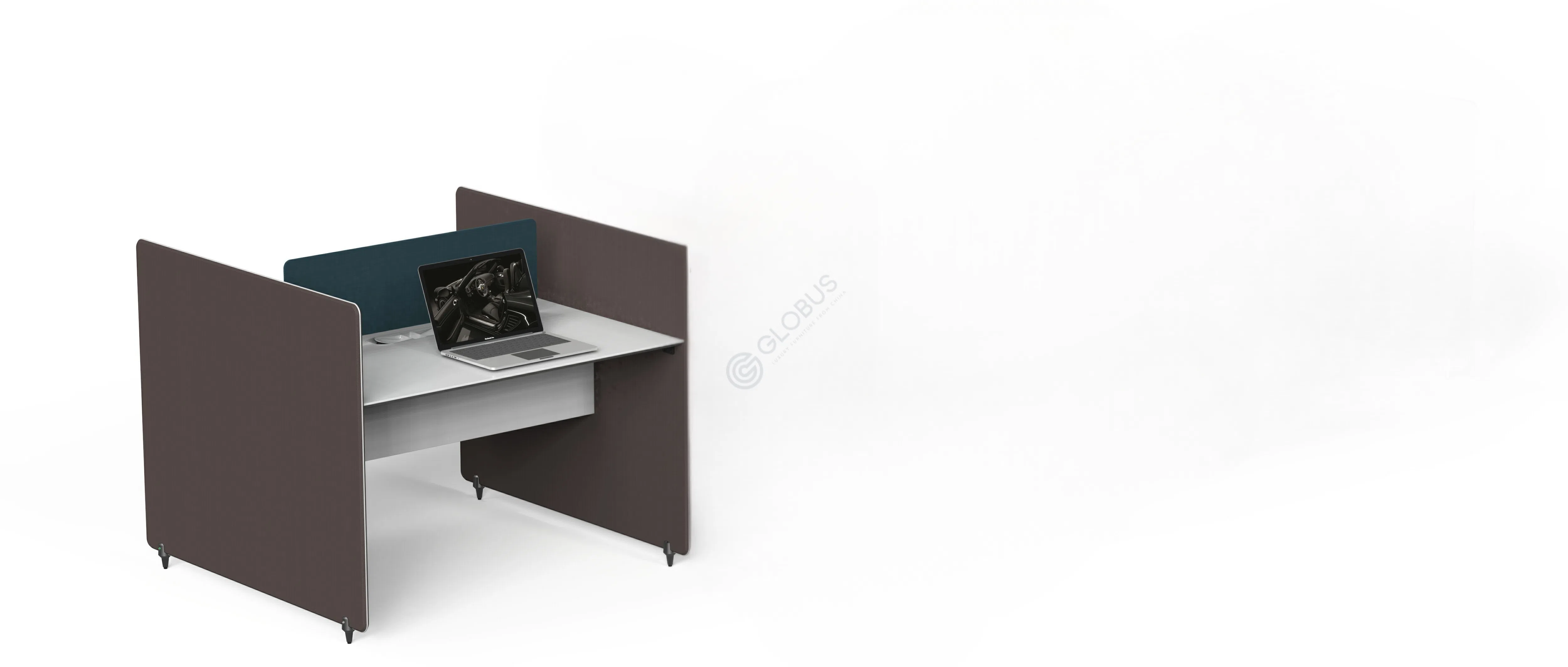Office desk with partitions Zyron