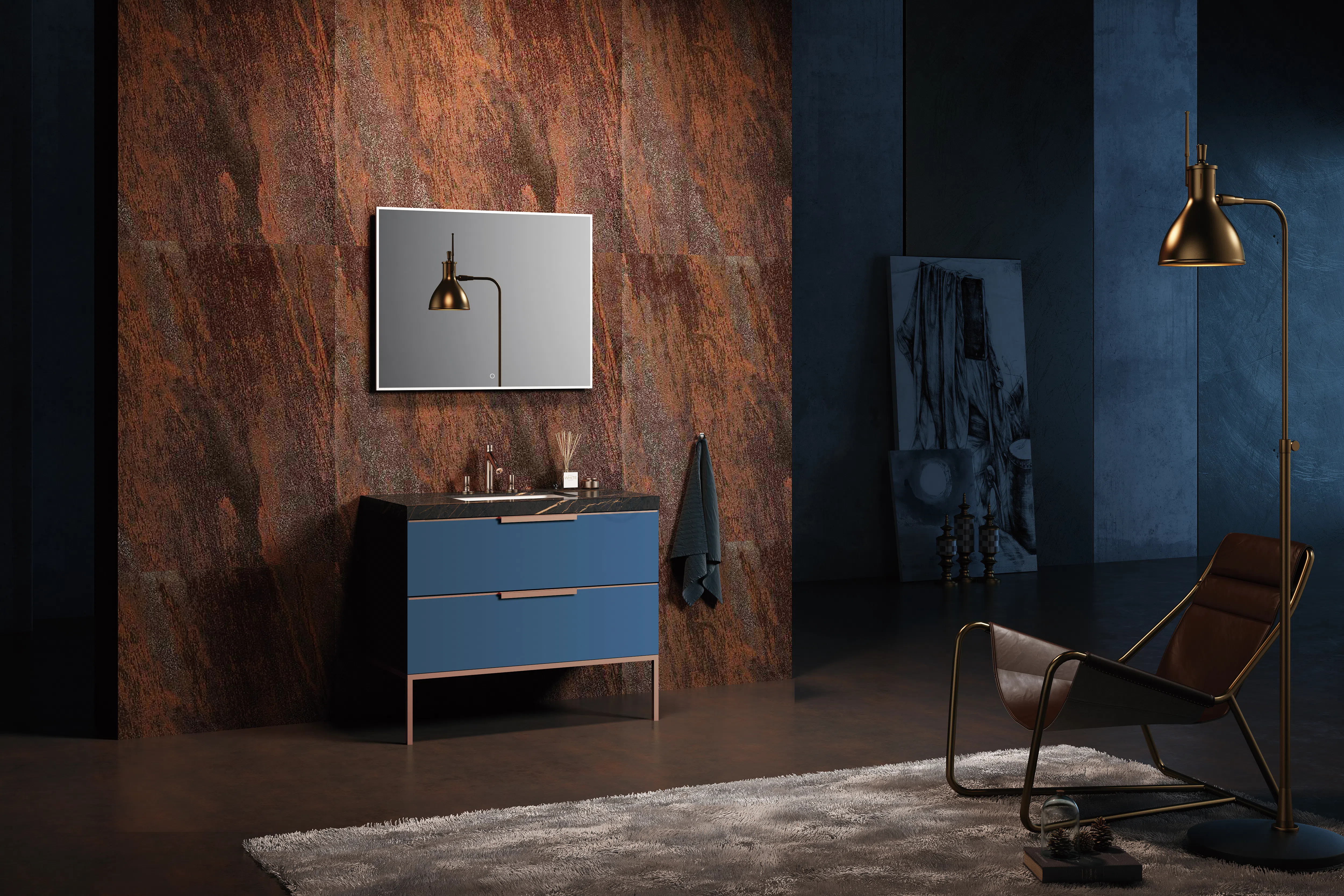 Bathroom cabinet Guendolen