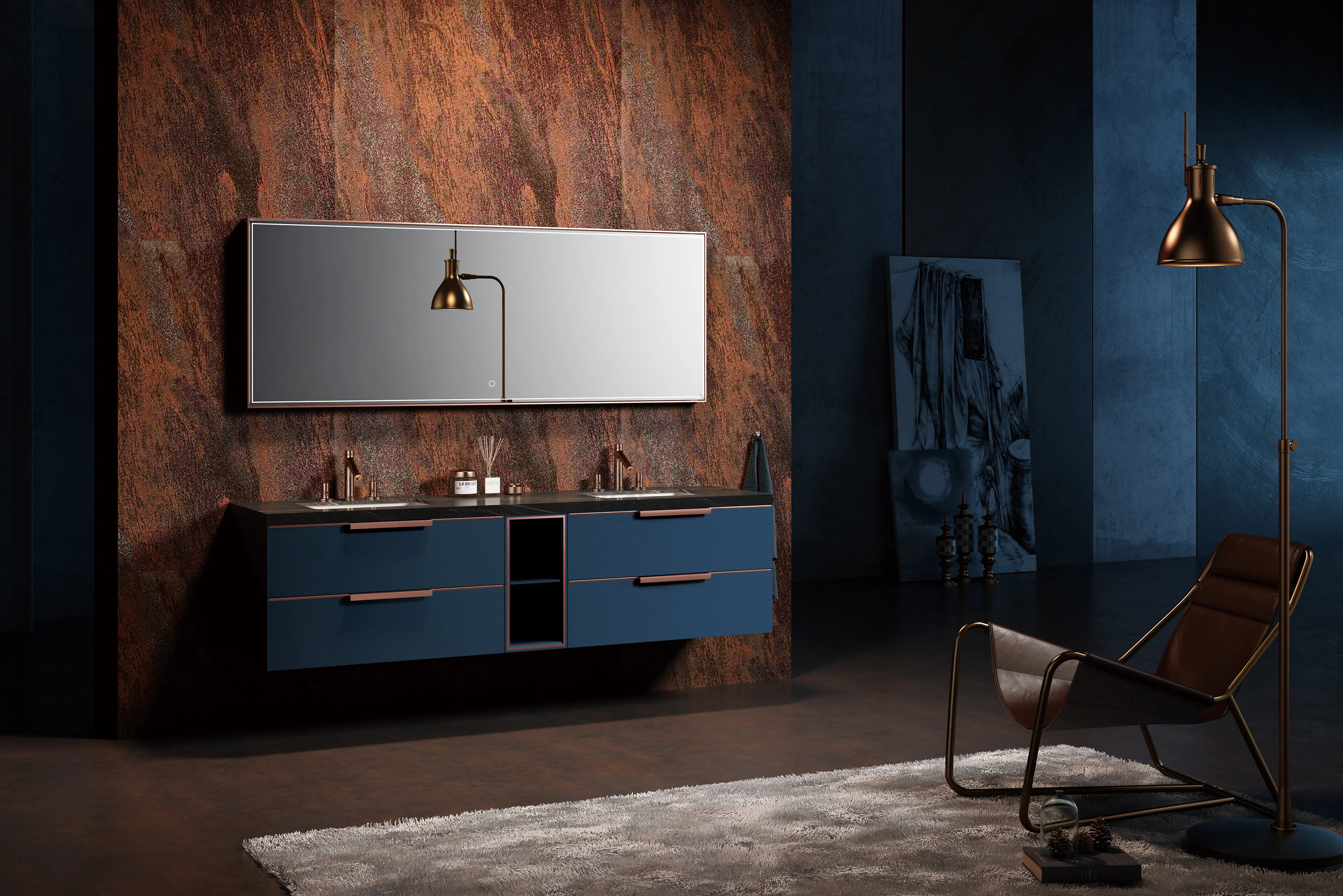 Bathroom cabinet Fagnus