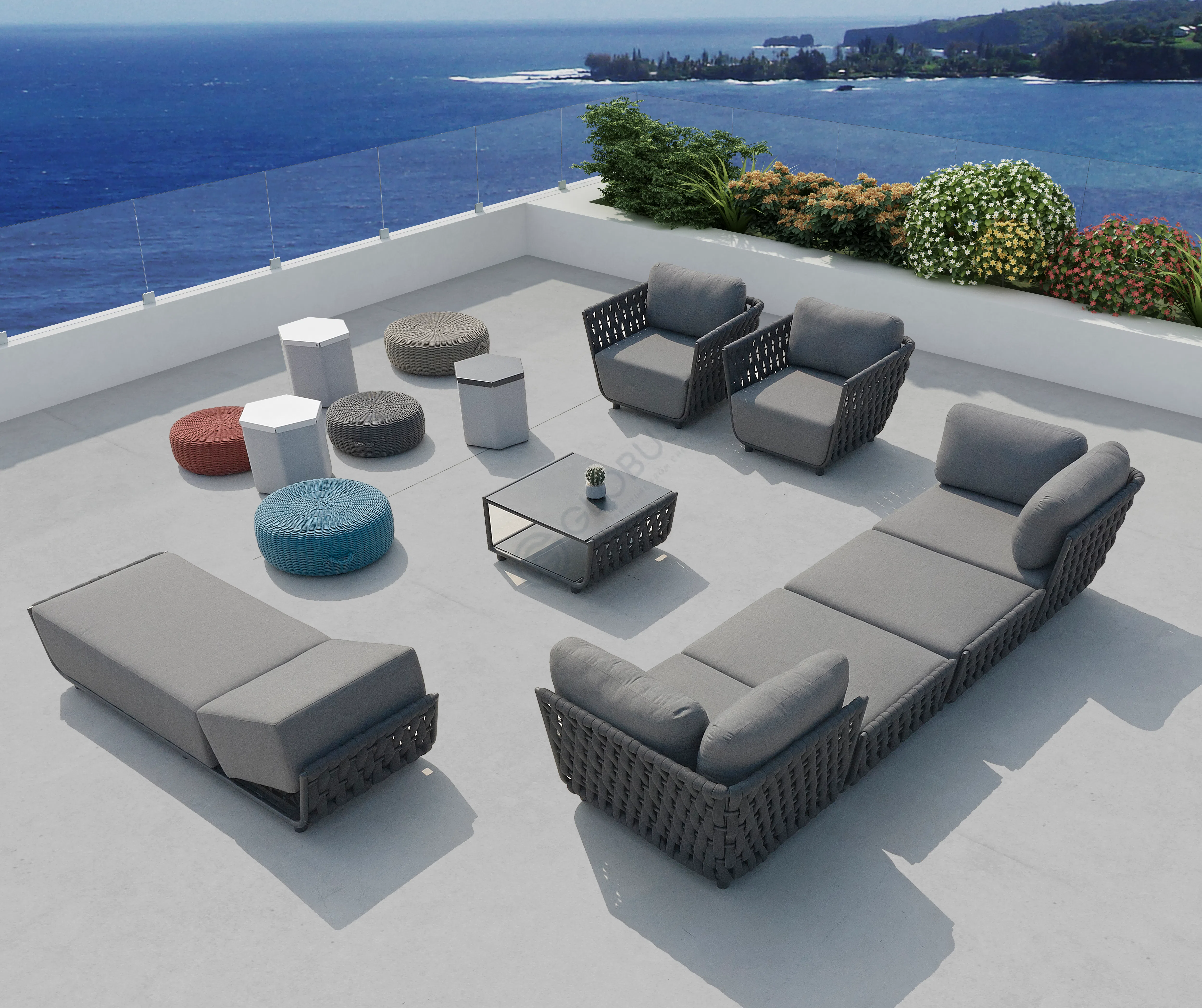 Outdoor sofa Pupillo