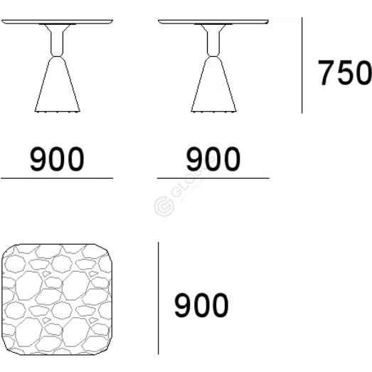 Dining table SANCAL Pion