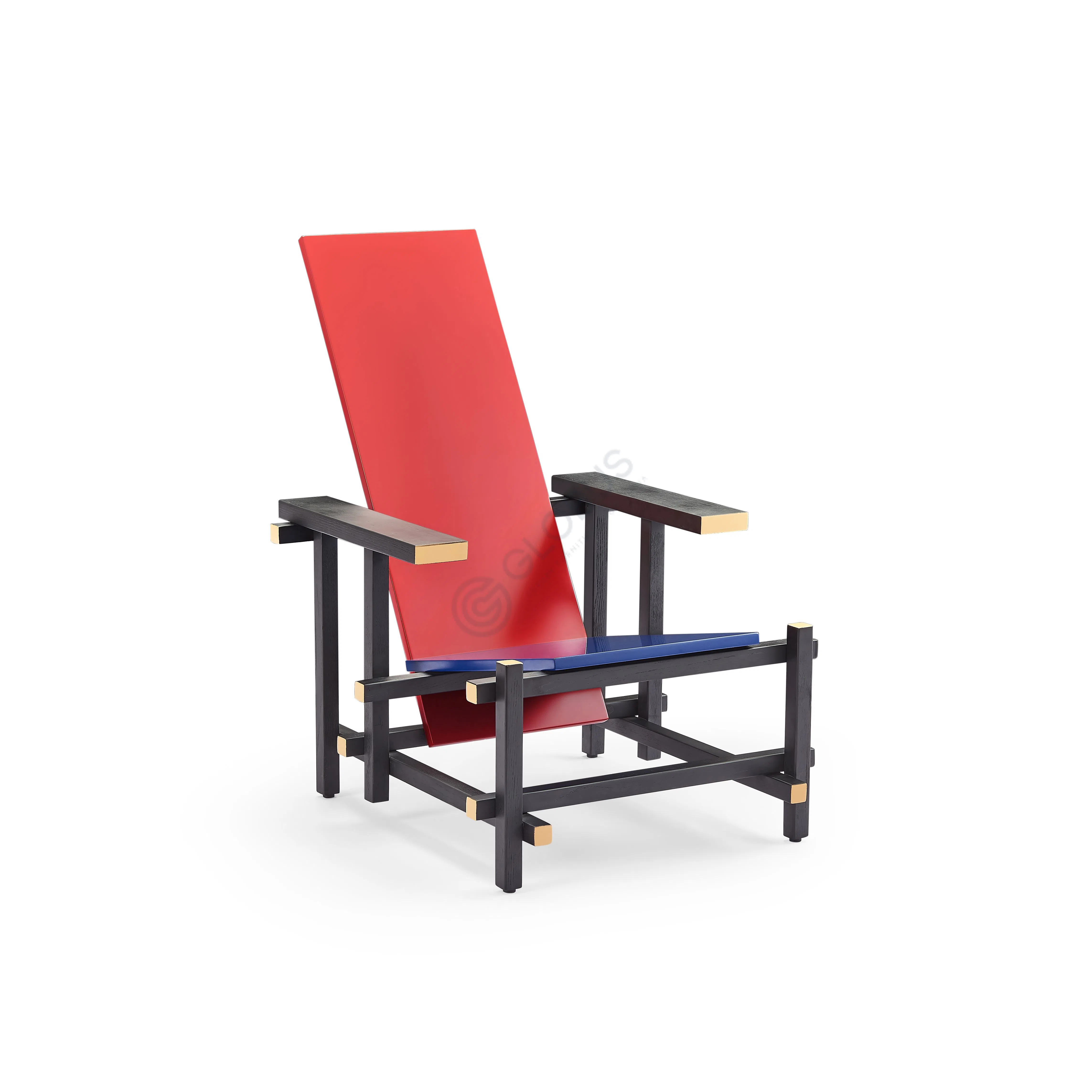 Armchair CASSINA Red and Blue